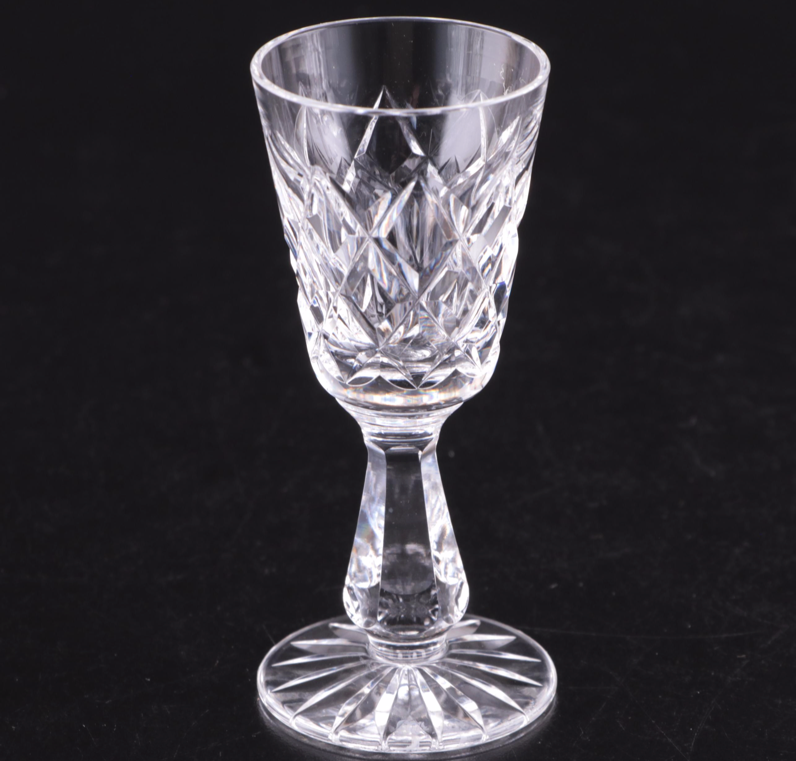 Waterford Crystal "Lismore" Wine Glasses and Pitcher