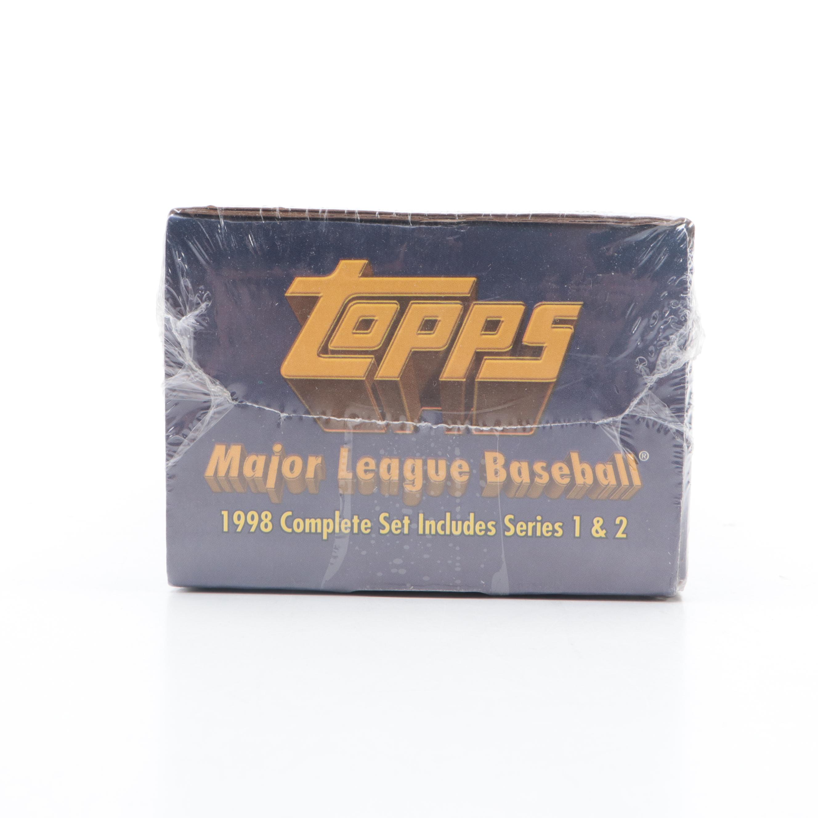 1998 Topps Baseball Cards Series One and Two Complete Factory Set EBTH