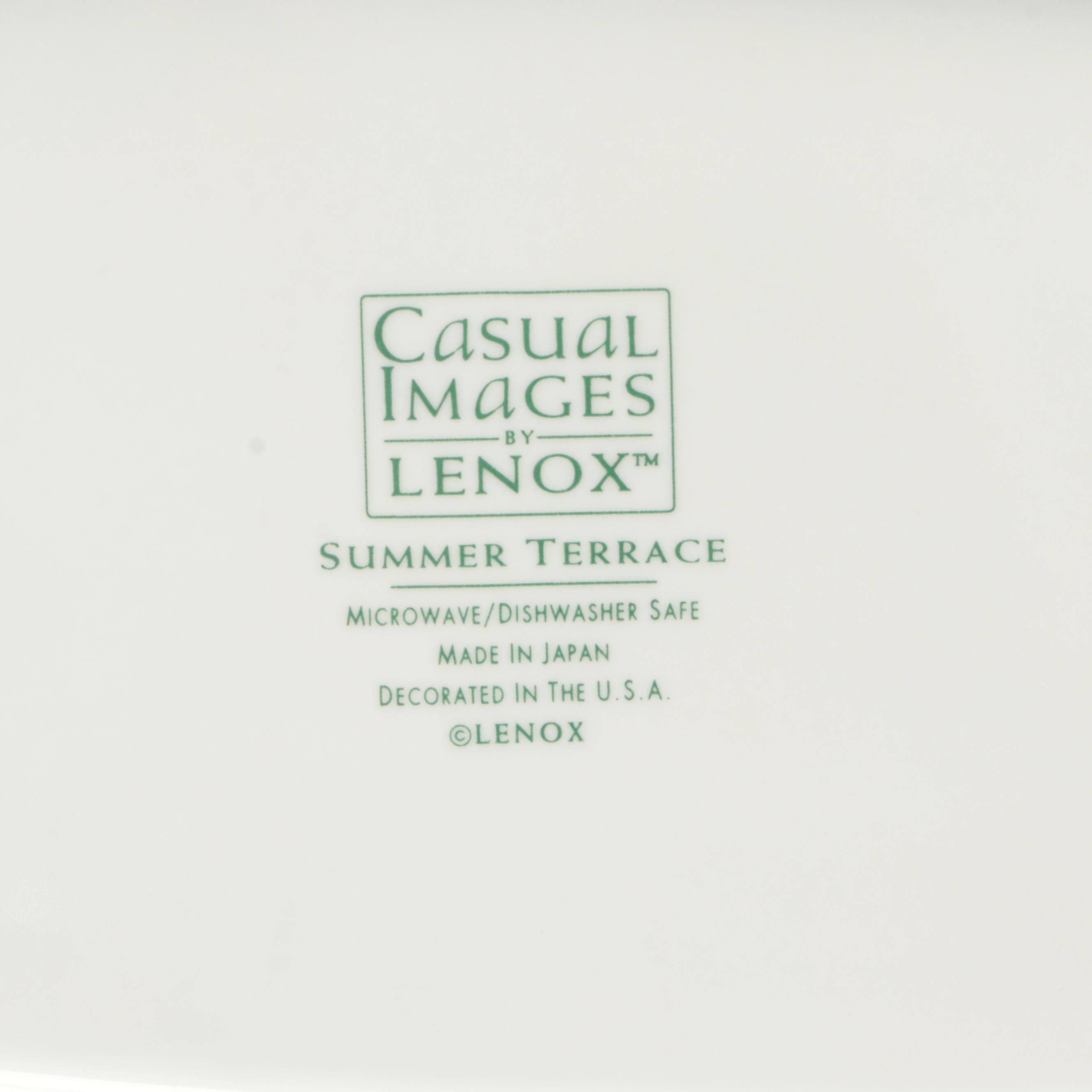 Lenox Casual Images "Summer Terrace" Dinnerware and Serving Accessories