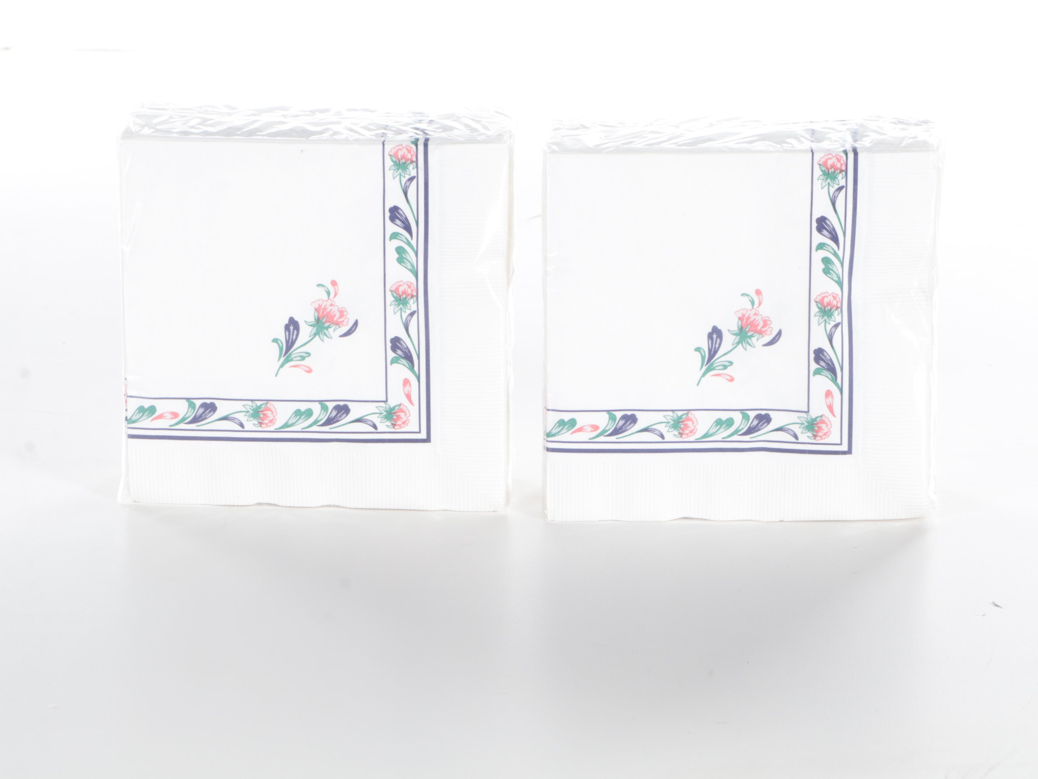 Lenox "Poppies On Blue" Chinastone Dinnerware and Serving Accessories