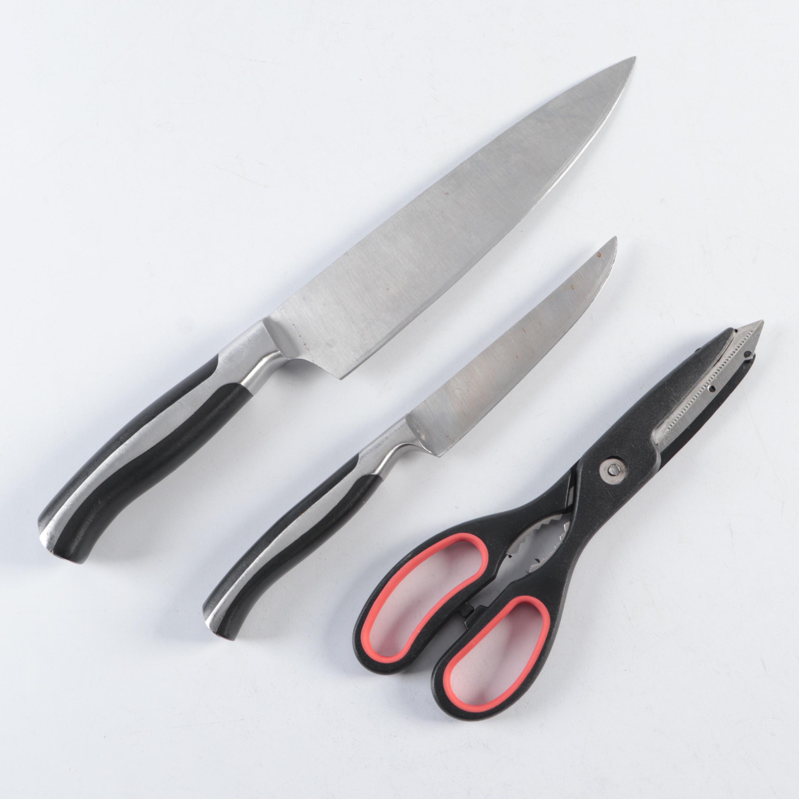 Oneida Vanguard Collection Knife Set with Block EBTH