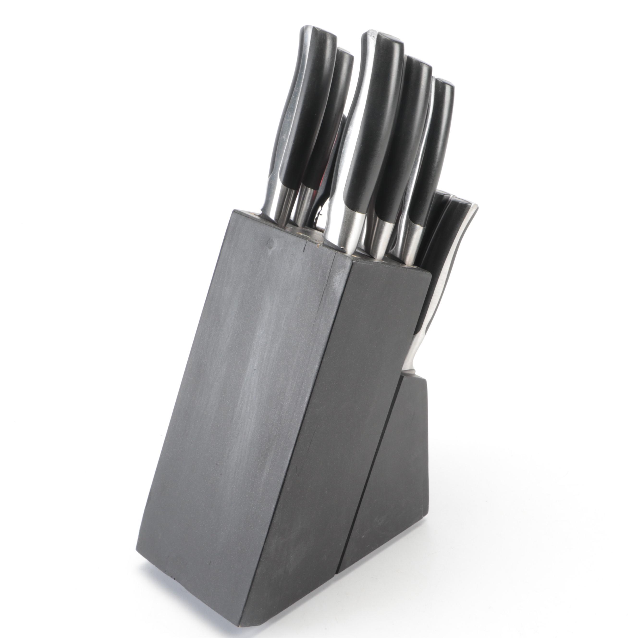 Oneida Vanguard Collection Knife Set with Block