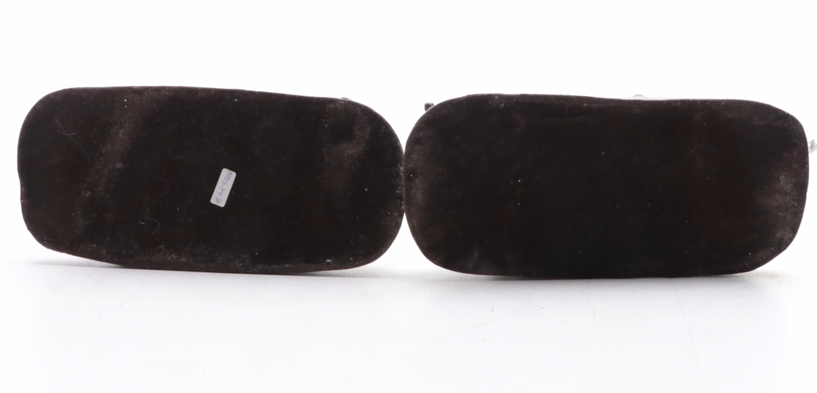 Cast Bronze Hound Dog Bookends