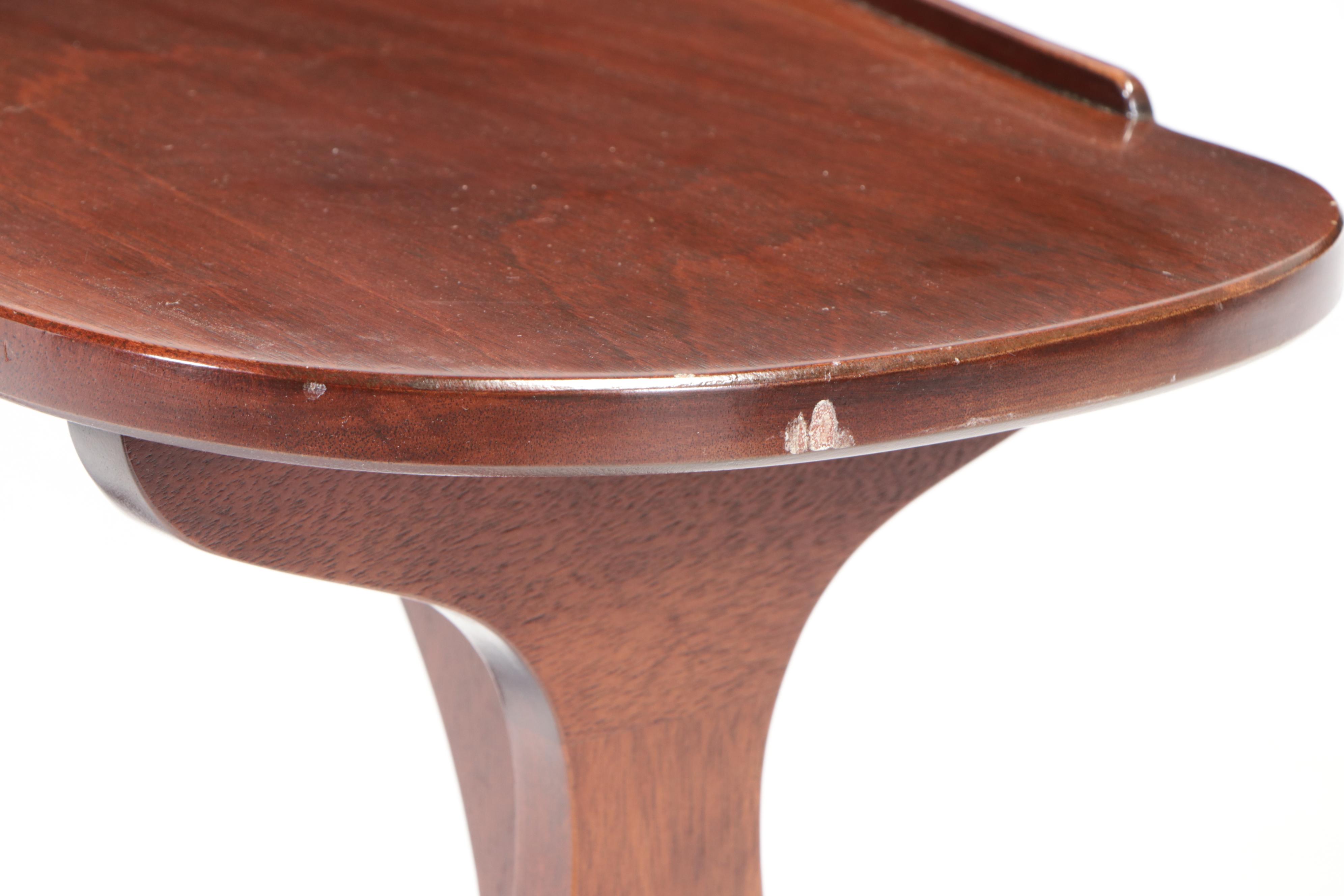 Colonial Style Mahogany Console Table Plus Bombay Company Coffee Table