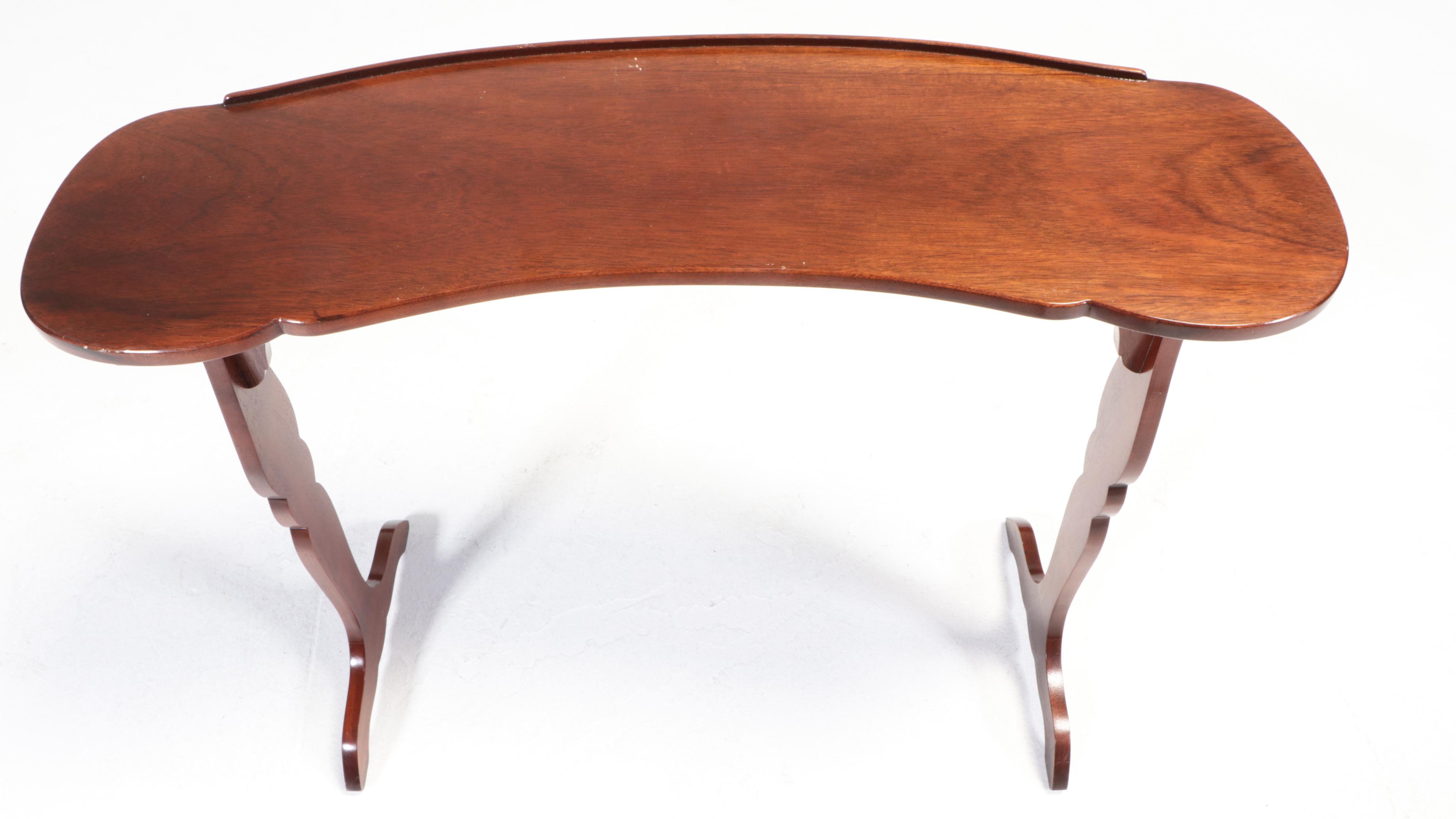 Colonial Style Mahogany Console Table Plus Bombay Company Coffee Table