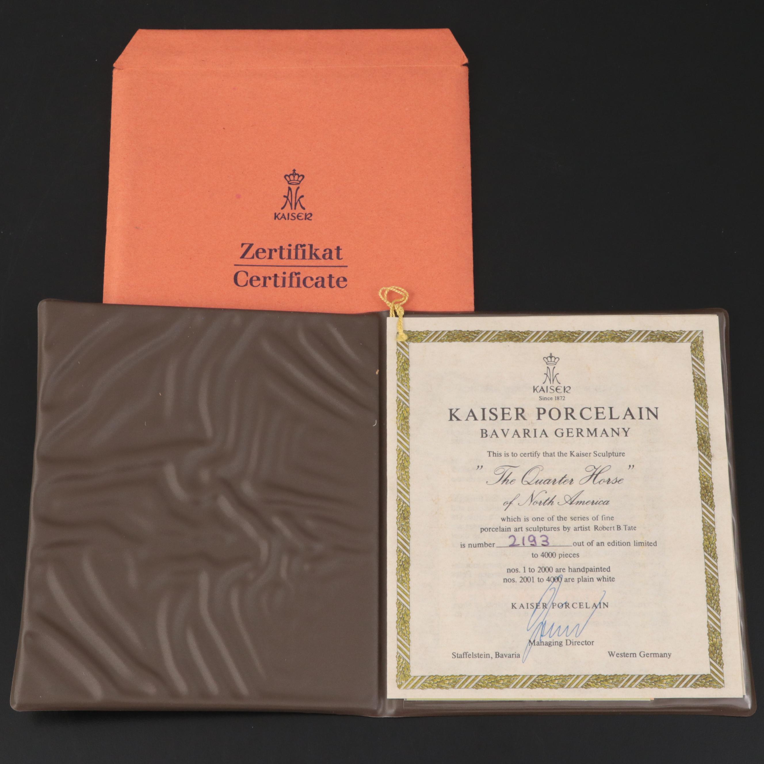 Kaiser Porcelain Horse and Other Figurines