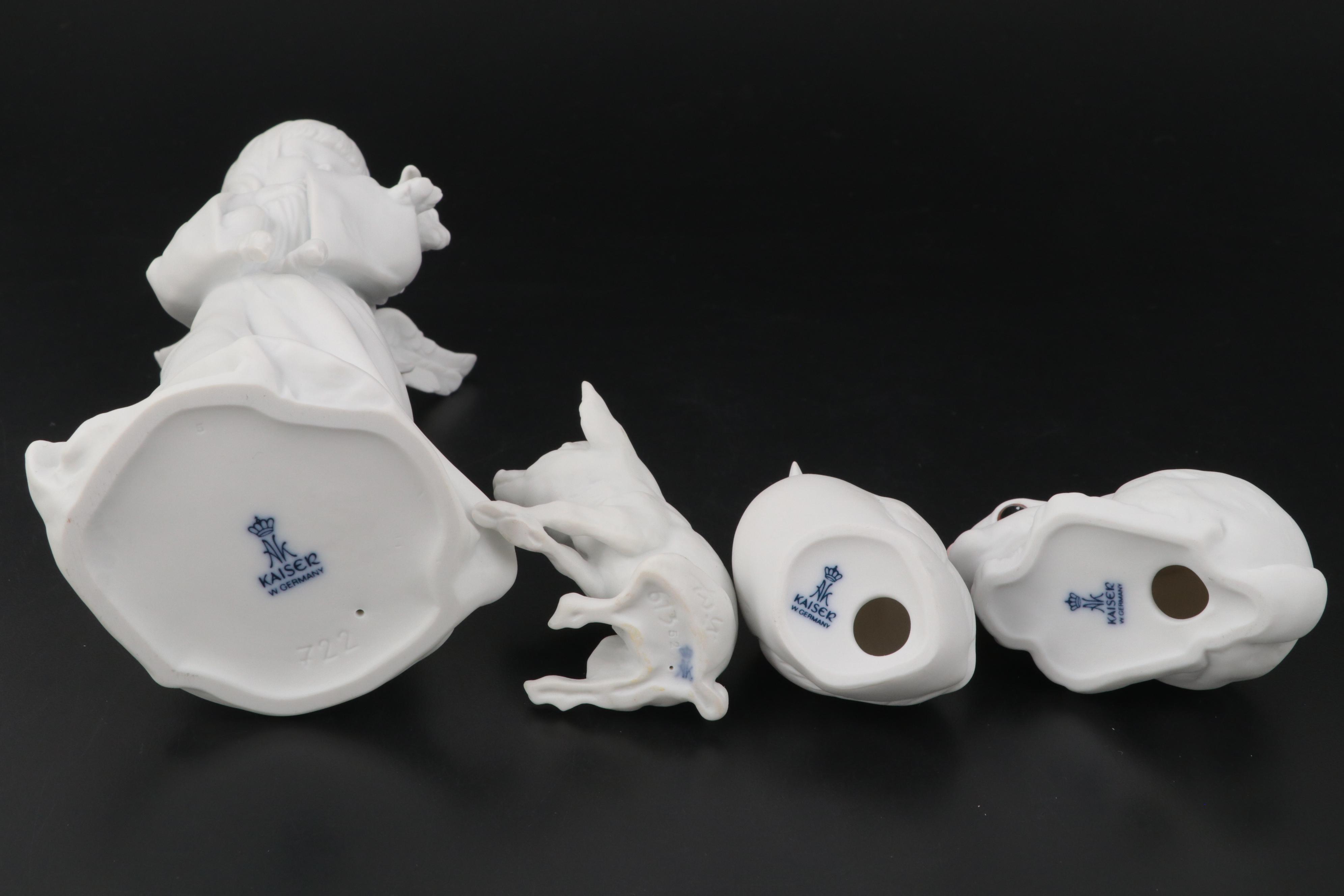 Kaiser Porcelain Horse and Other Figurines