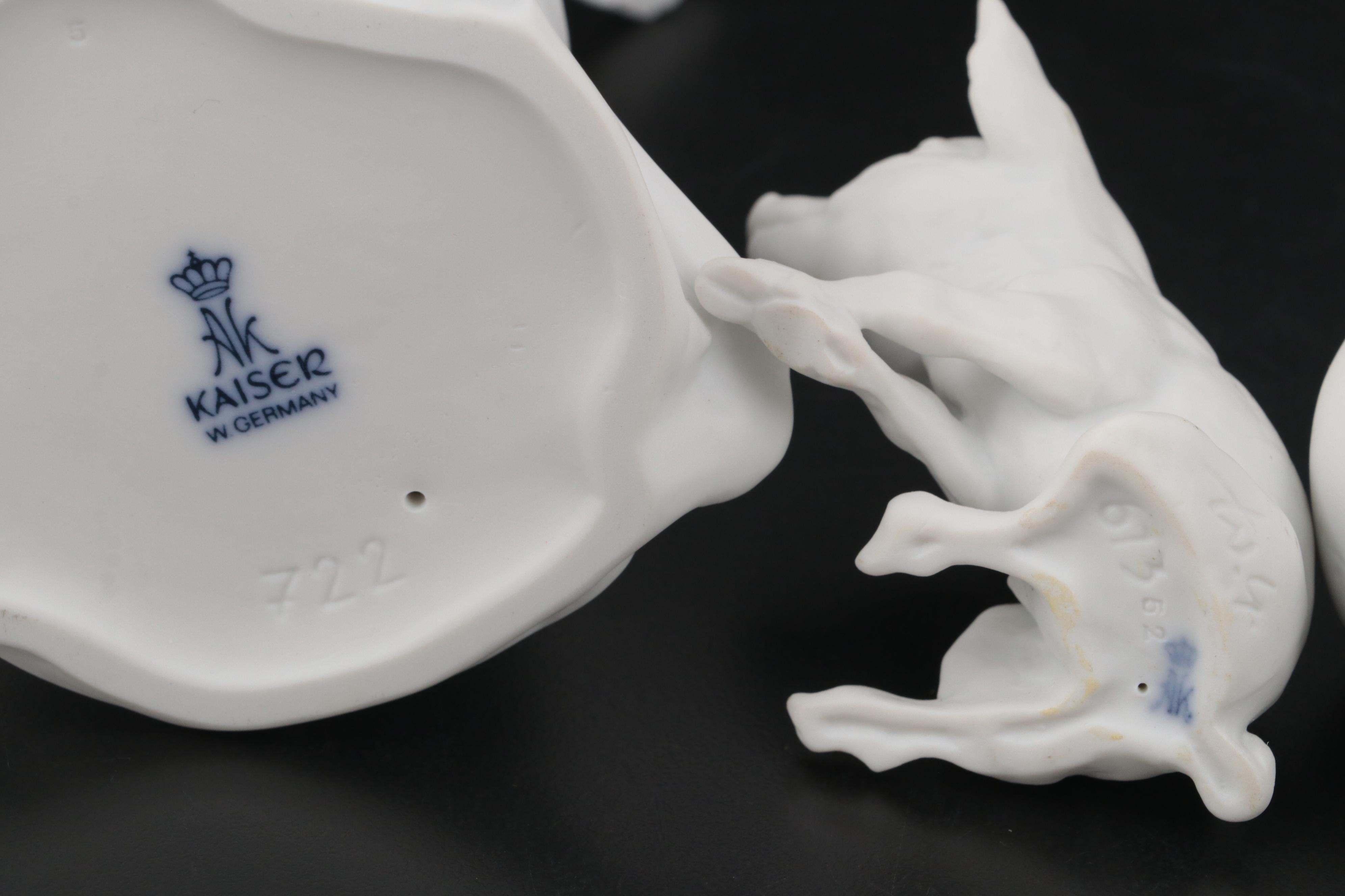 Kaiser Porcelain Horse and Other Figurines