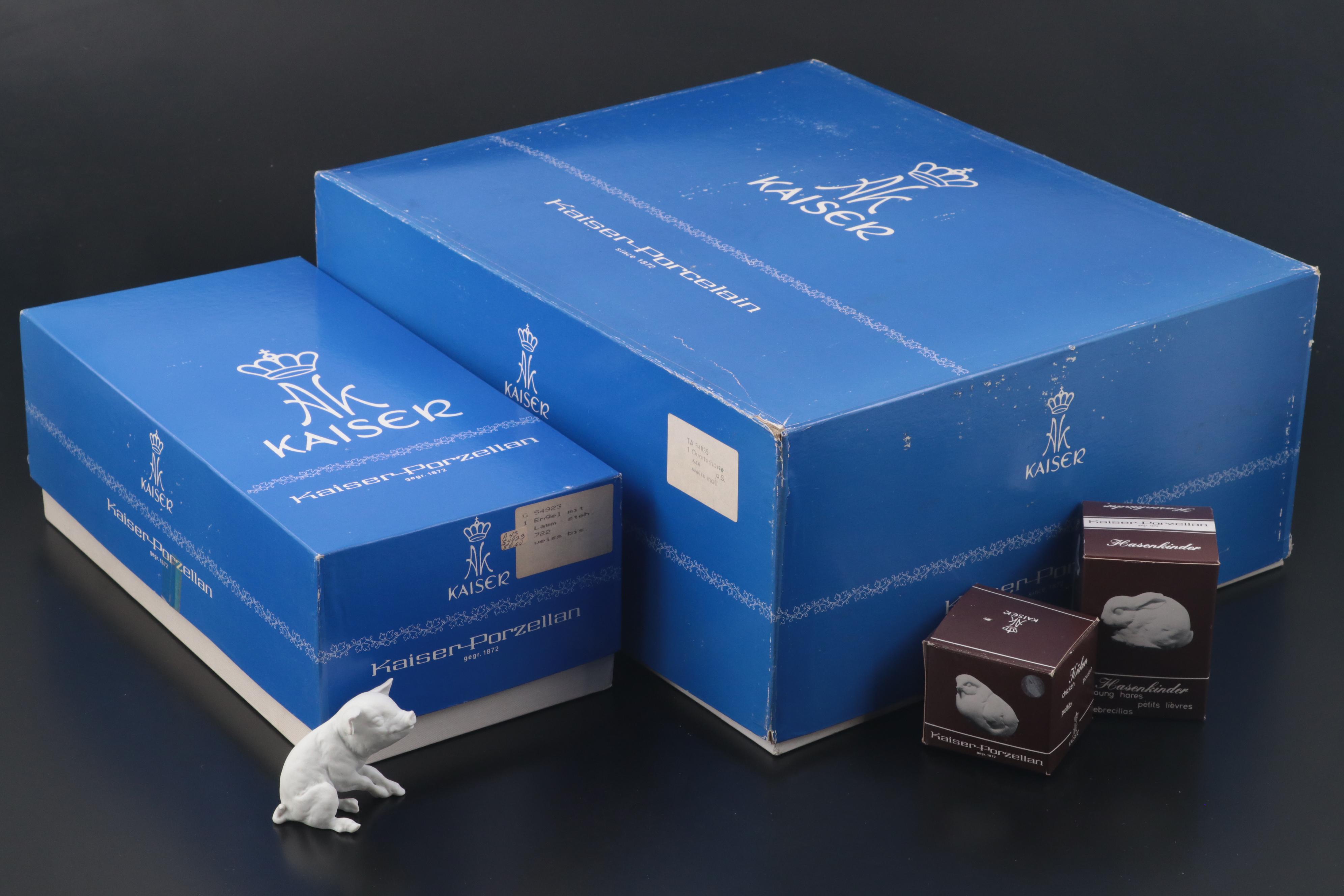 Kaiser Porcelain Horse and Other Figurines