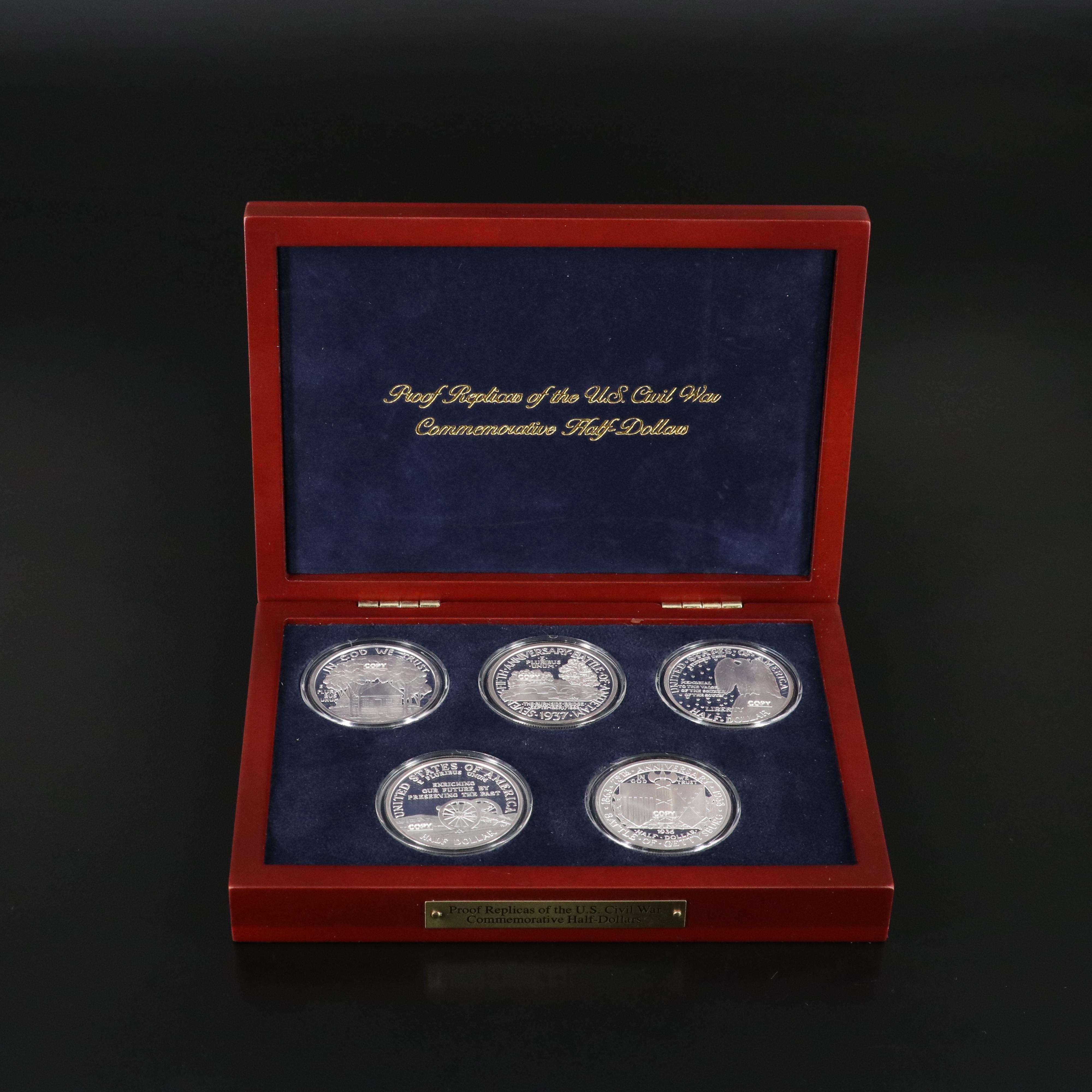 Proof Silver Replicas of U.S. Civil War Commemorative Half Dollars