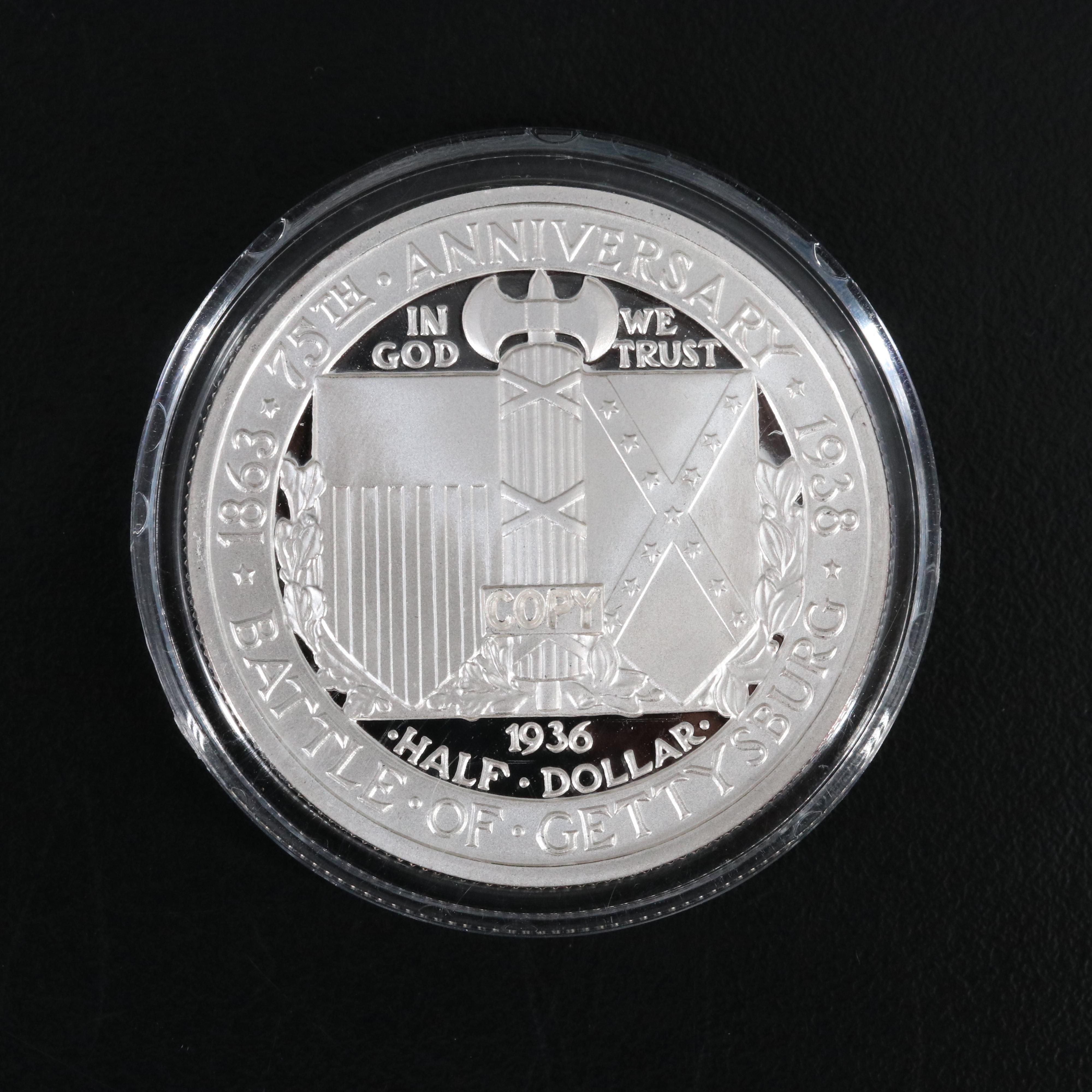 Proof Silver Replicas of U.S. Civil War Commemorative Half Dollars