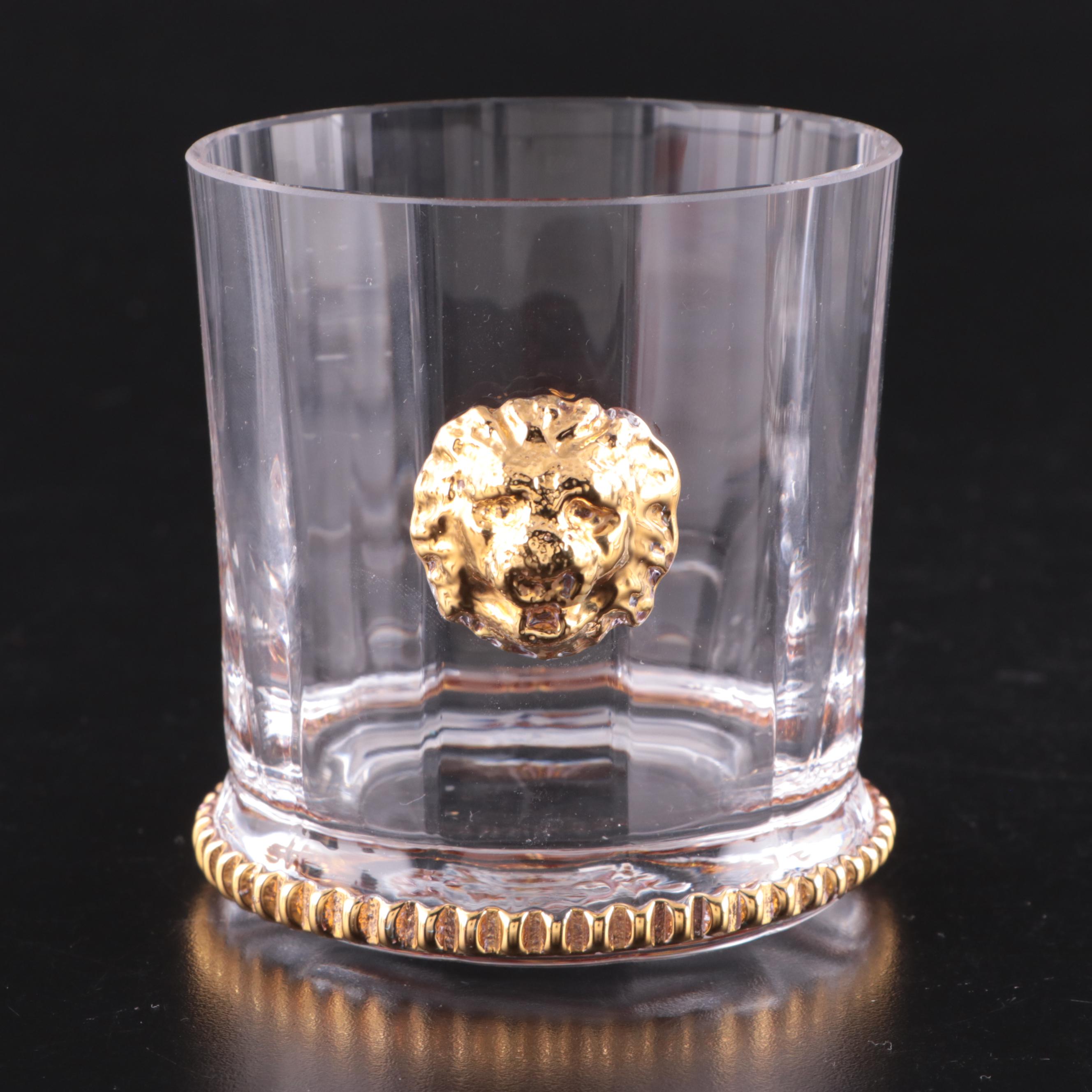 Mikasa "Tiara" Highball Glasses with Kraftware Ice Bucket and Other Barware