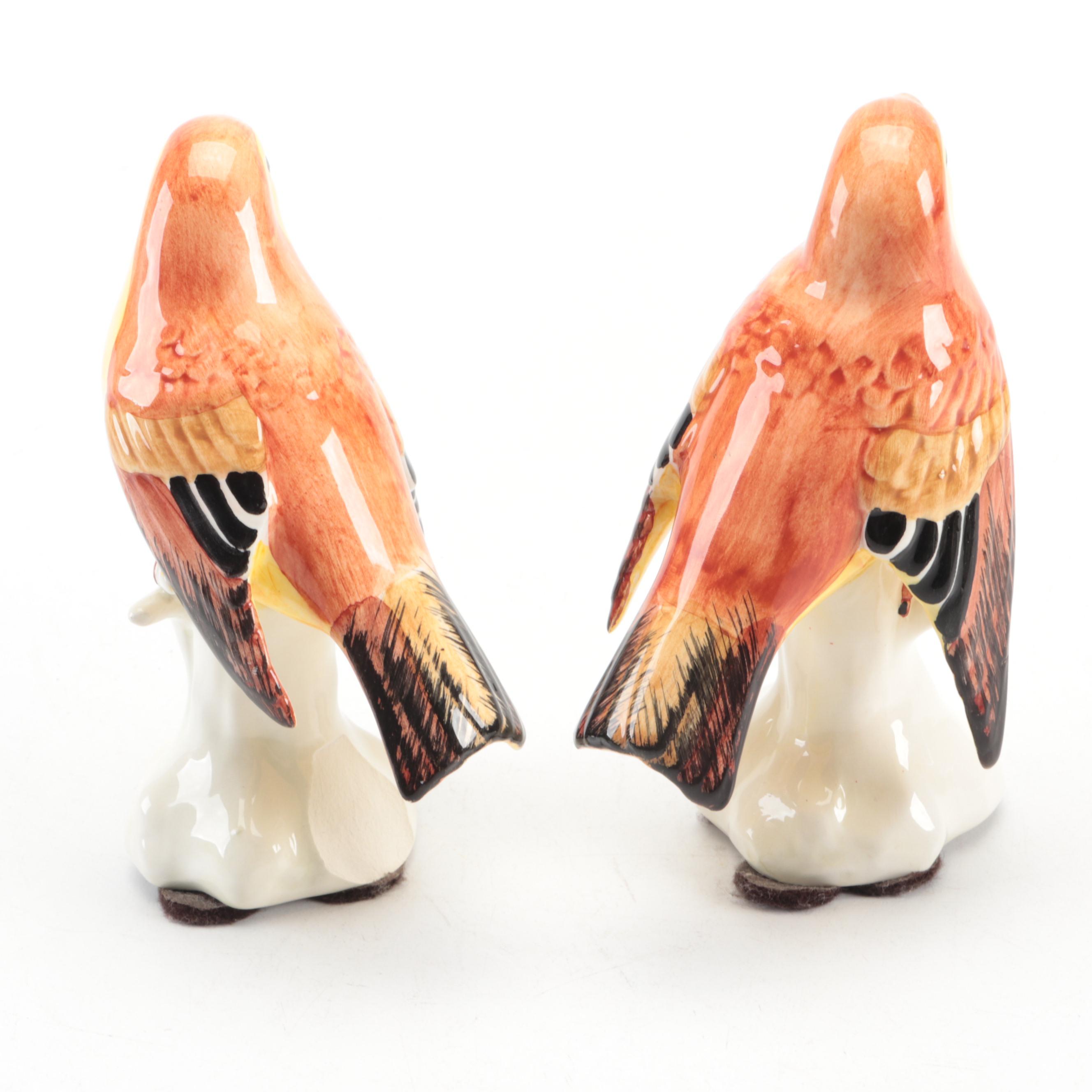 Chelsea House Ceramic Bird and Capodimonte Porcelain Fruit Figurines