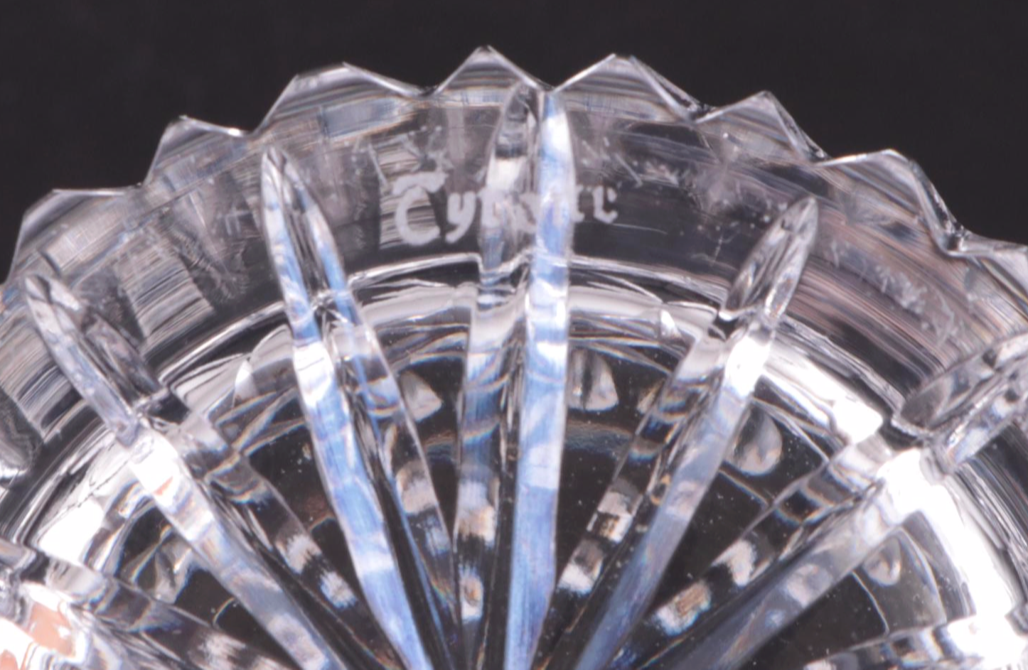 Tyrone Crystal "Enniskillen" Glasses with Ice Bucket and Ashtray EBTH