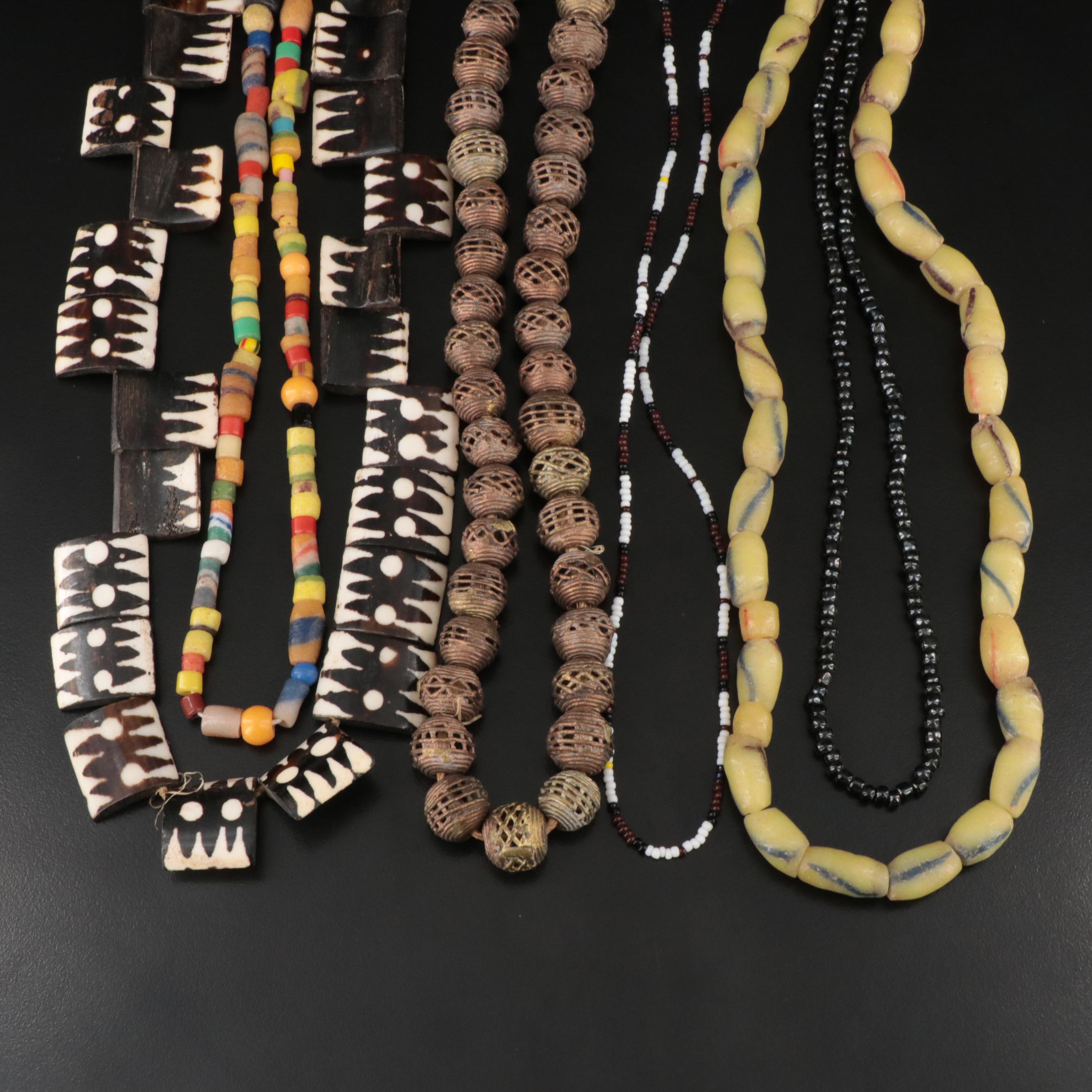Batik Bone and Ashanti Brass Featured in Trade Bead Collection