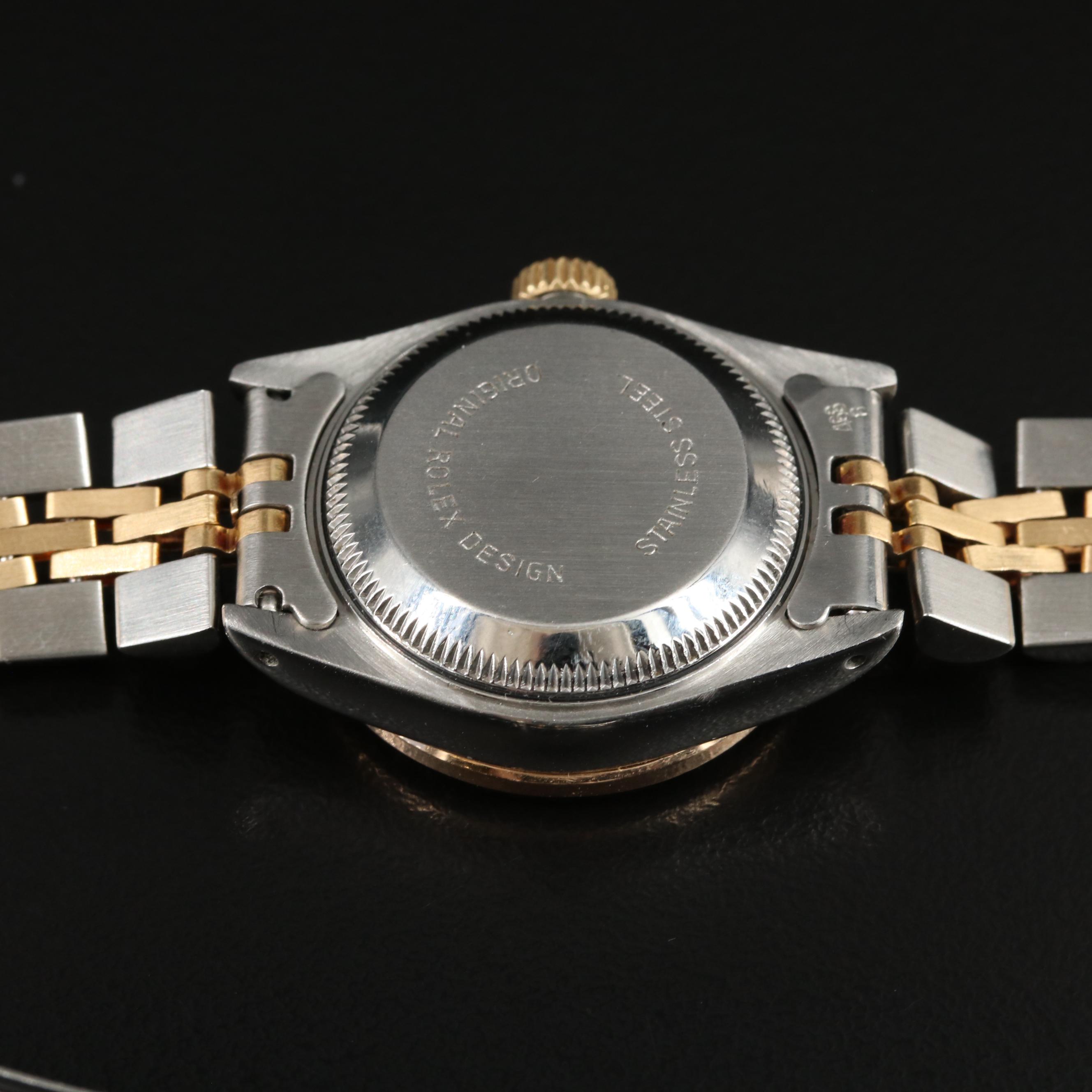 1986 Rolex Custom Diamond Dial and Bezel Datejust Watch