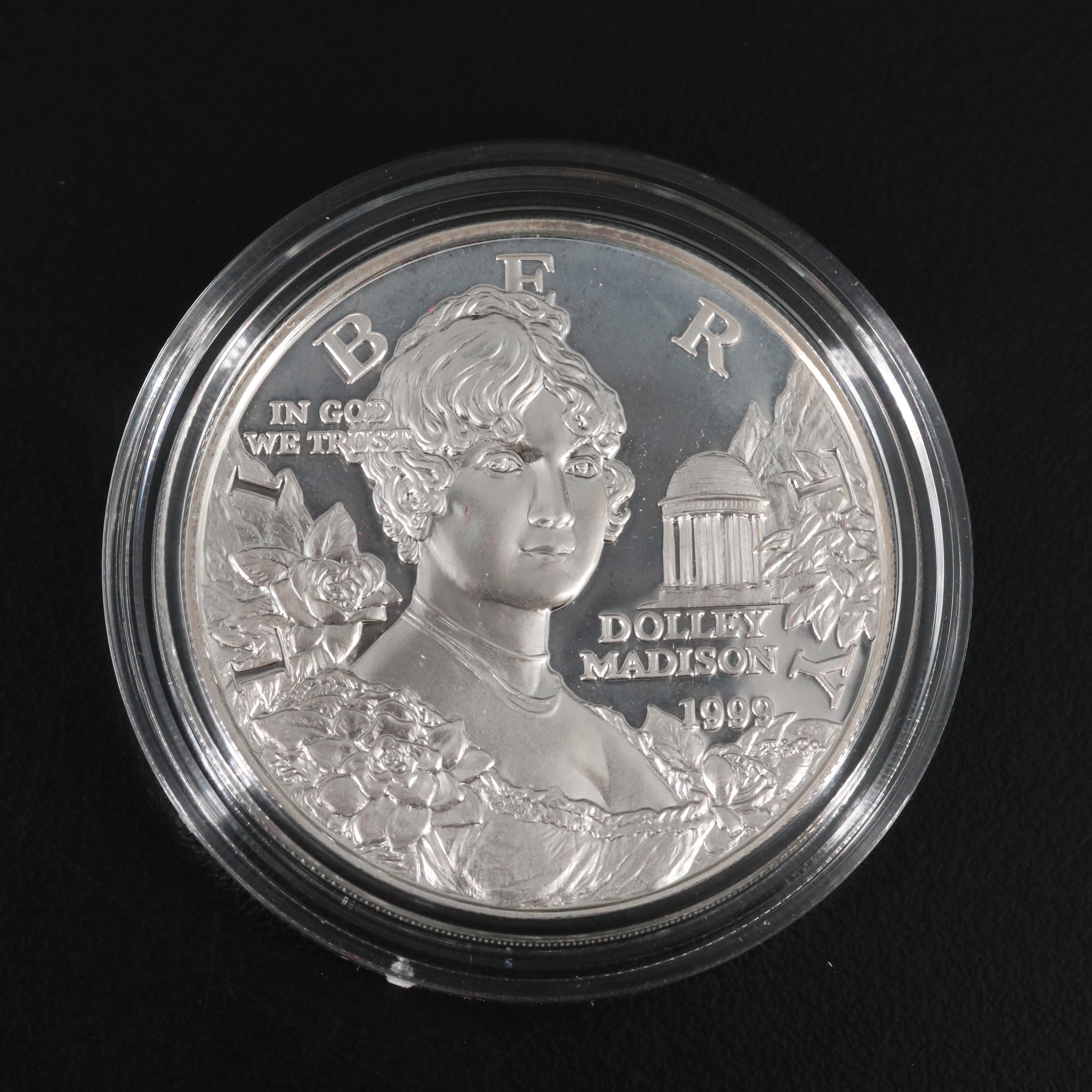Four Different Modern Proof Commemorative Silver Dollars