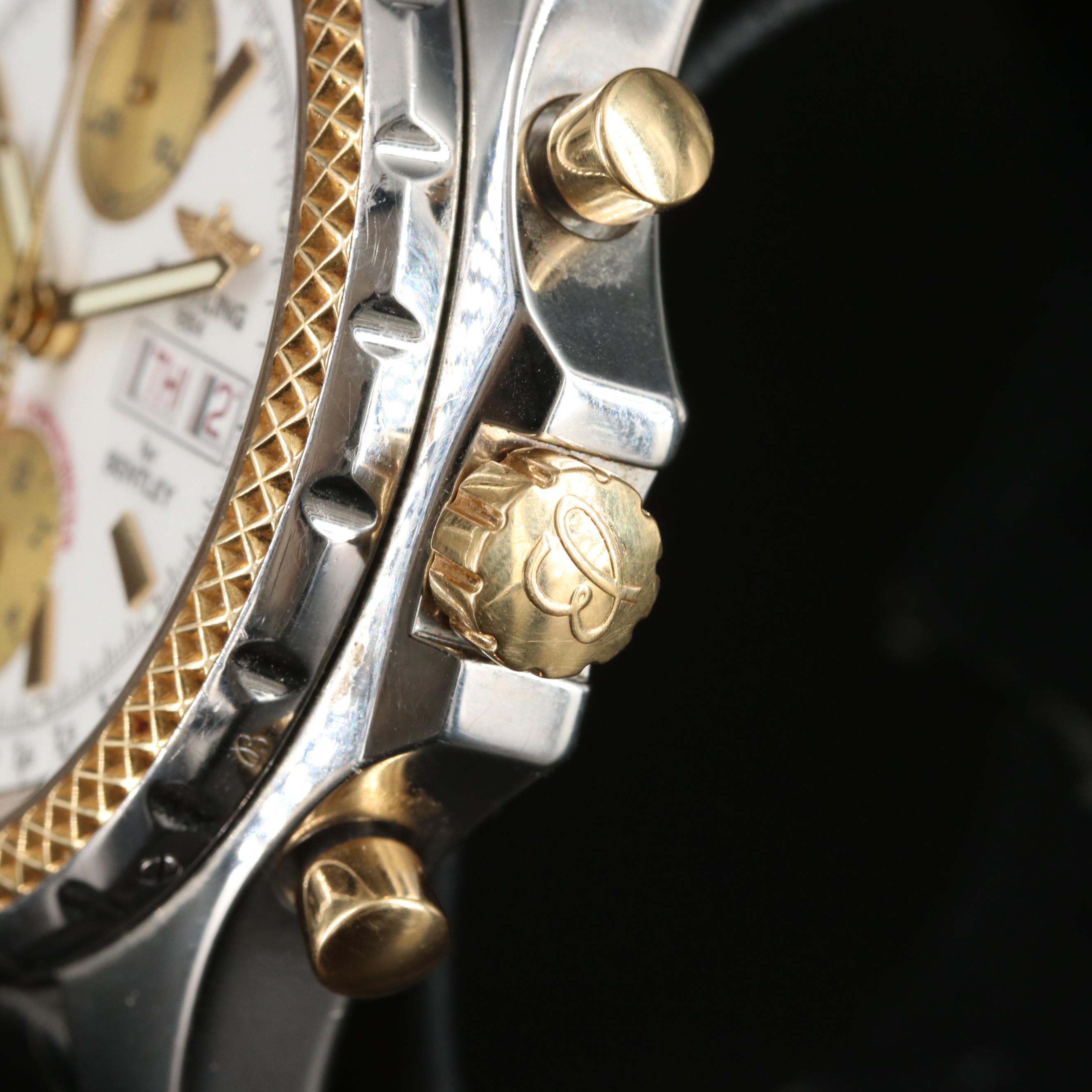 Breitling for Bentley Day-Date Chronograph Watch