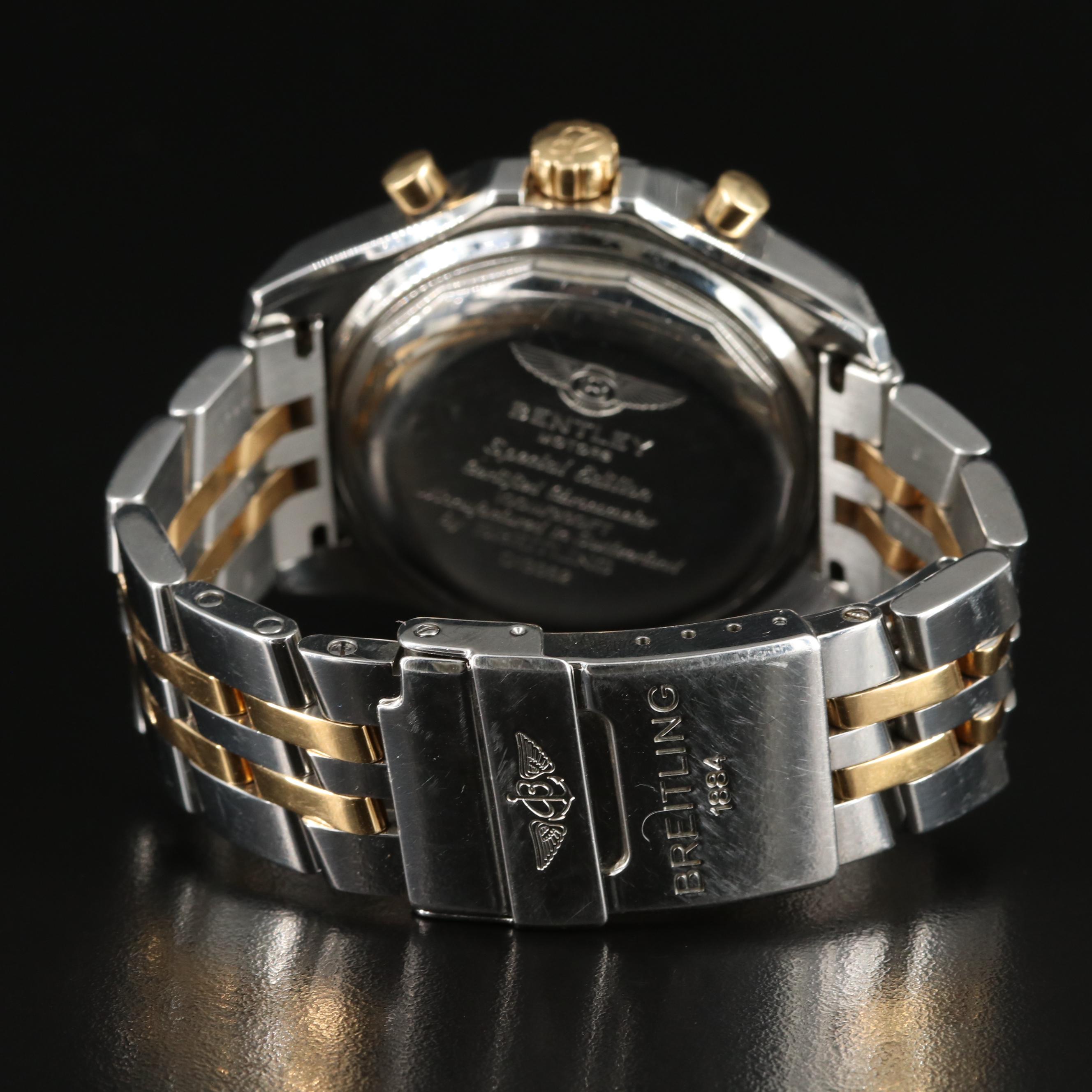 Breitling for Bentley Day-Date Chronograph Watch