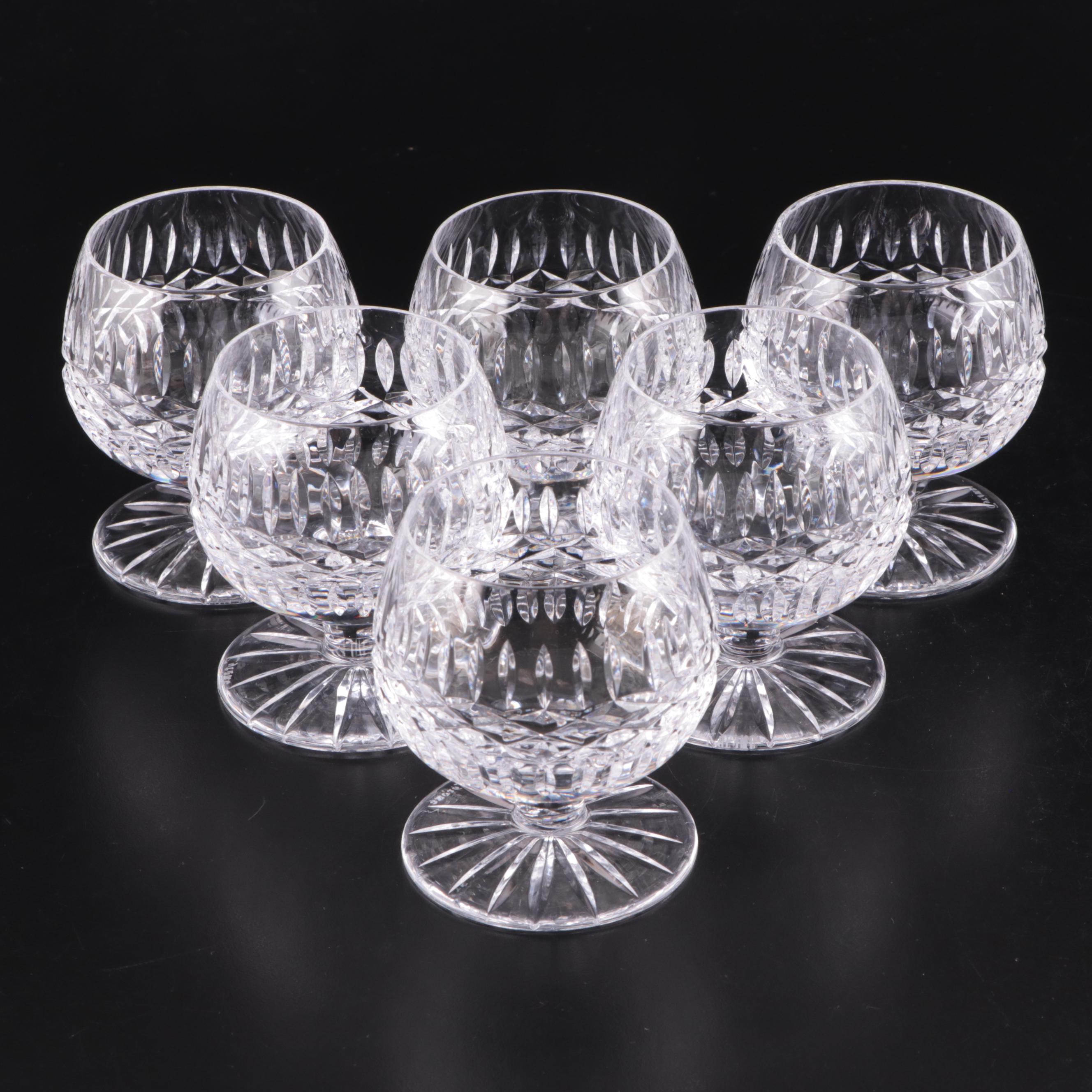 Tyrone Crystal "Enniskillen" Champagne Flutes and Brandy Glasses