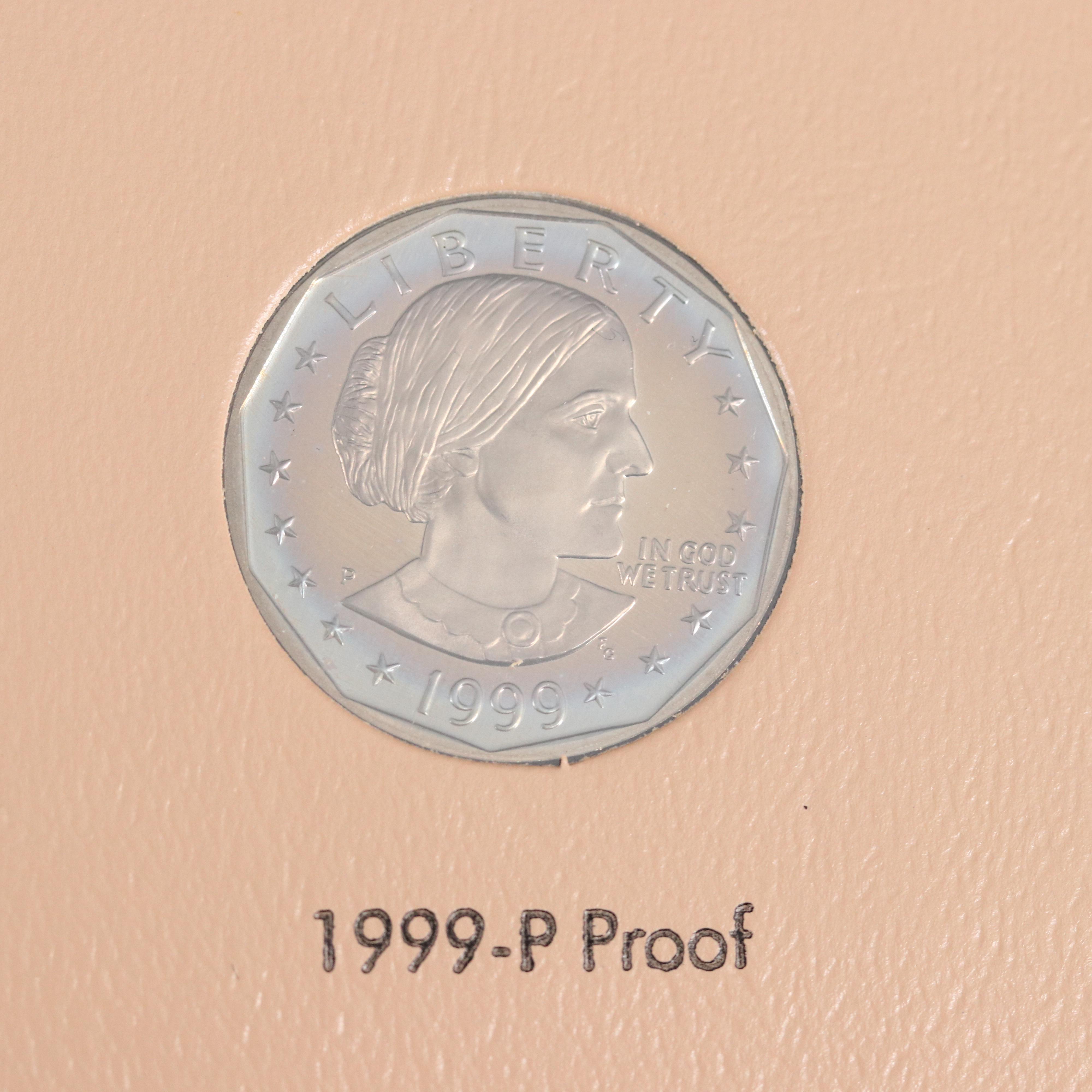 Complete Susan B. Anthony Dollar Set in a Dansco Album