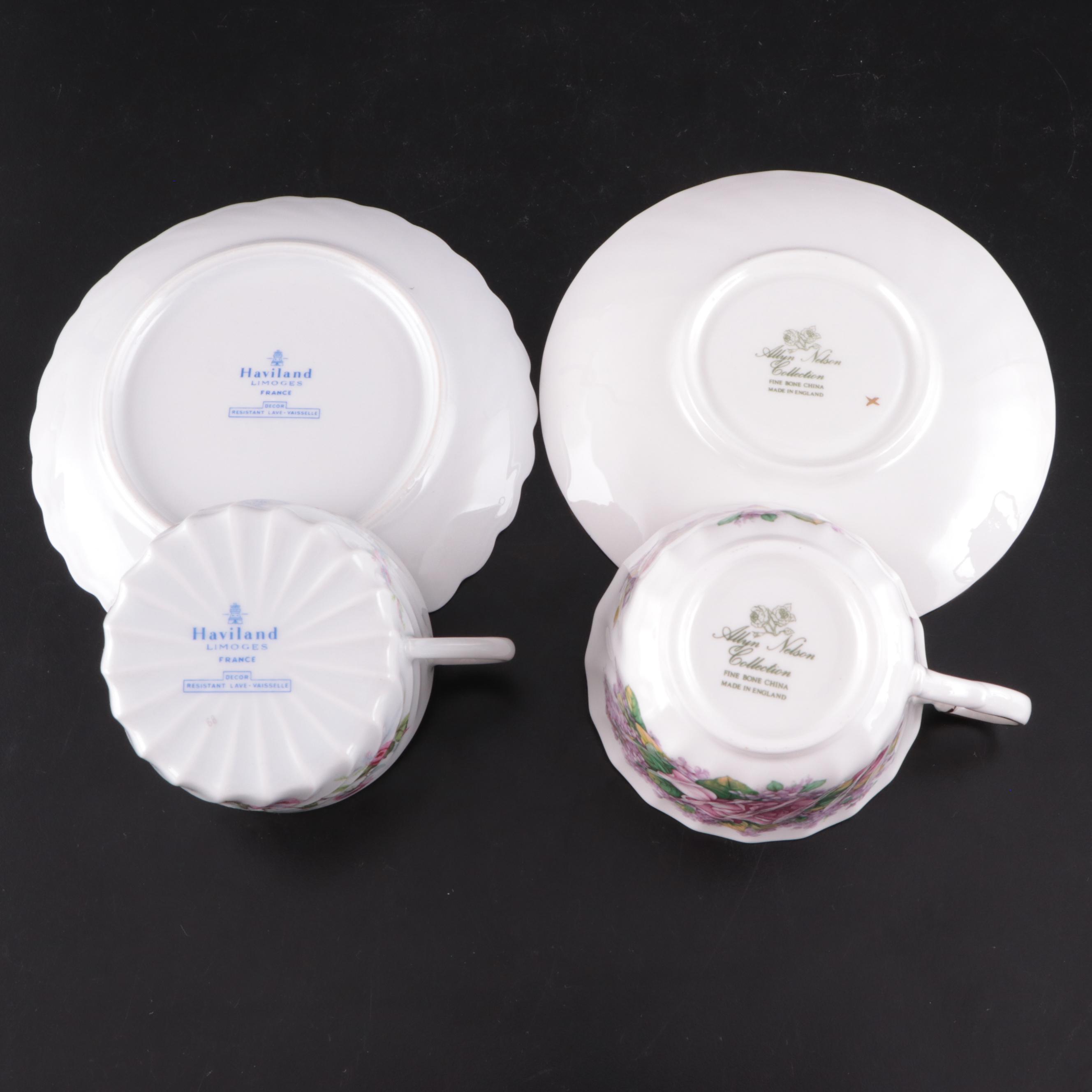 Royal Worcester "Fern Leaf" Bone China Plates and Other Tableware