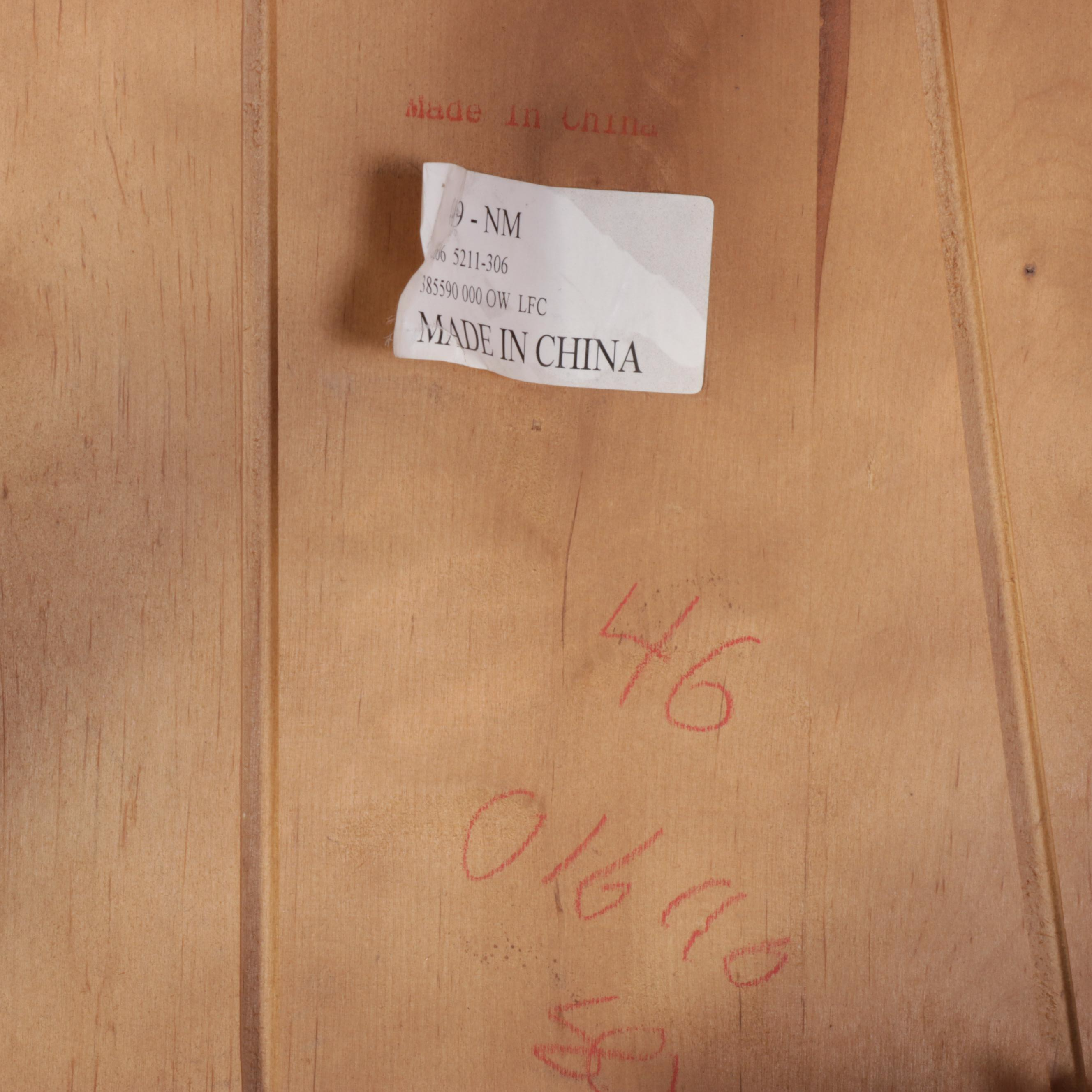 Rustic Ladder-Back Counter Stool