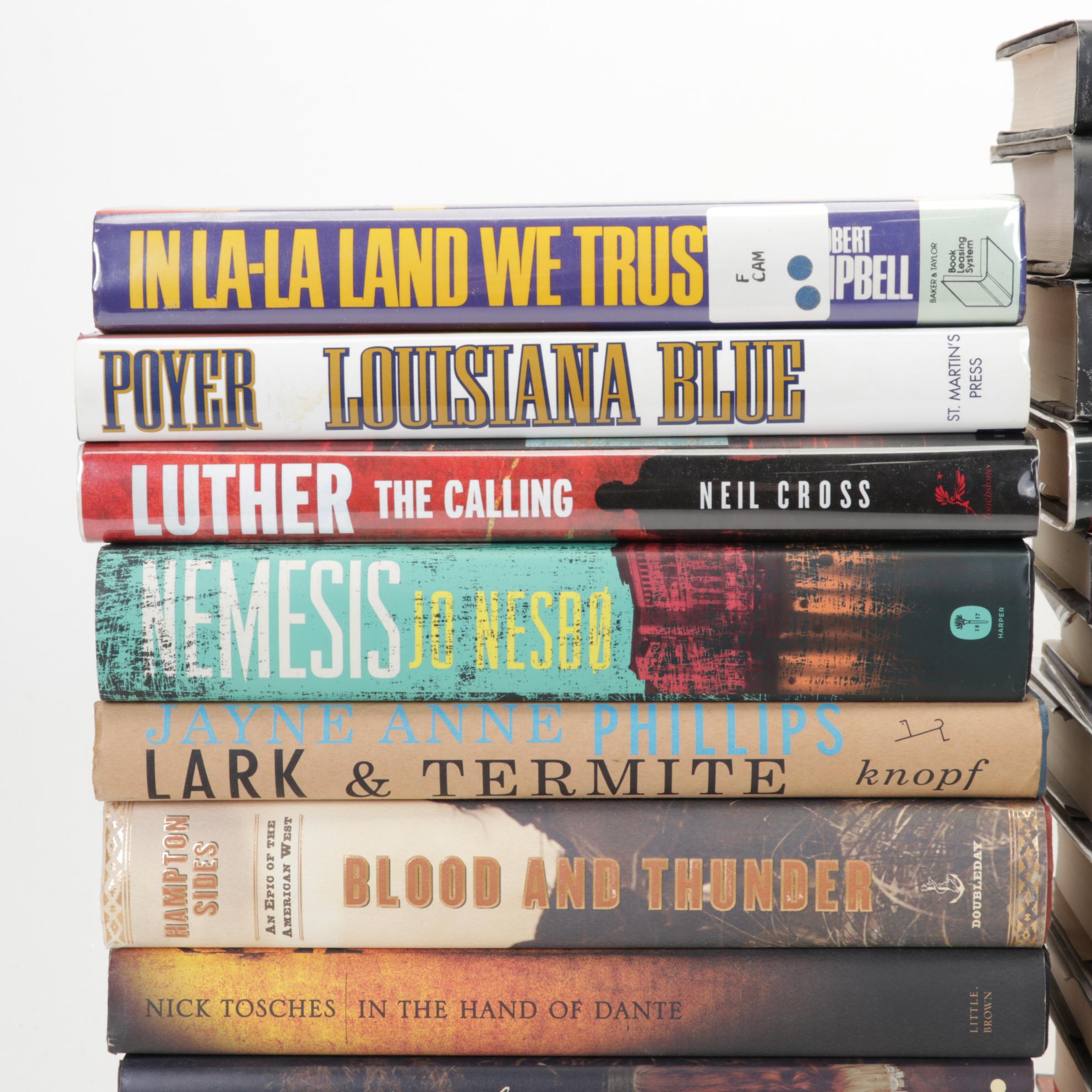 Hardcover Fiction Books by Philipp Meyer, Michael Crichton, and More