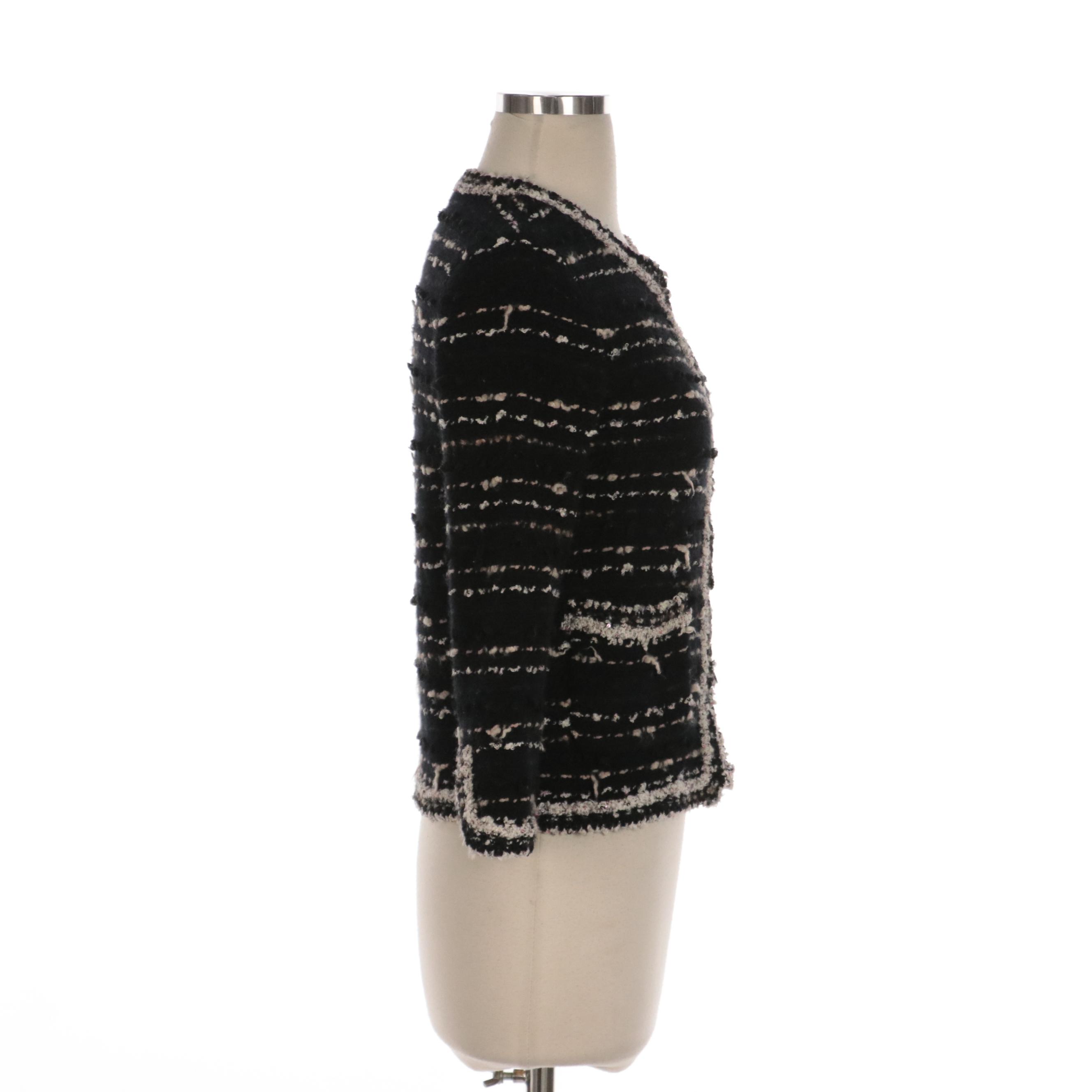 Chanel Bouclé Tweed Wool-Blend Jacket