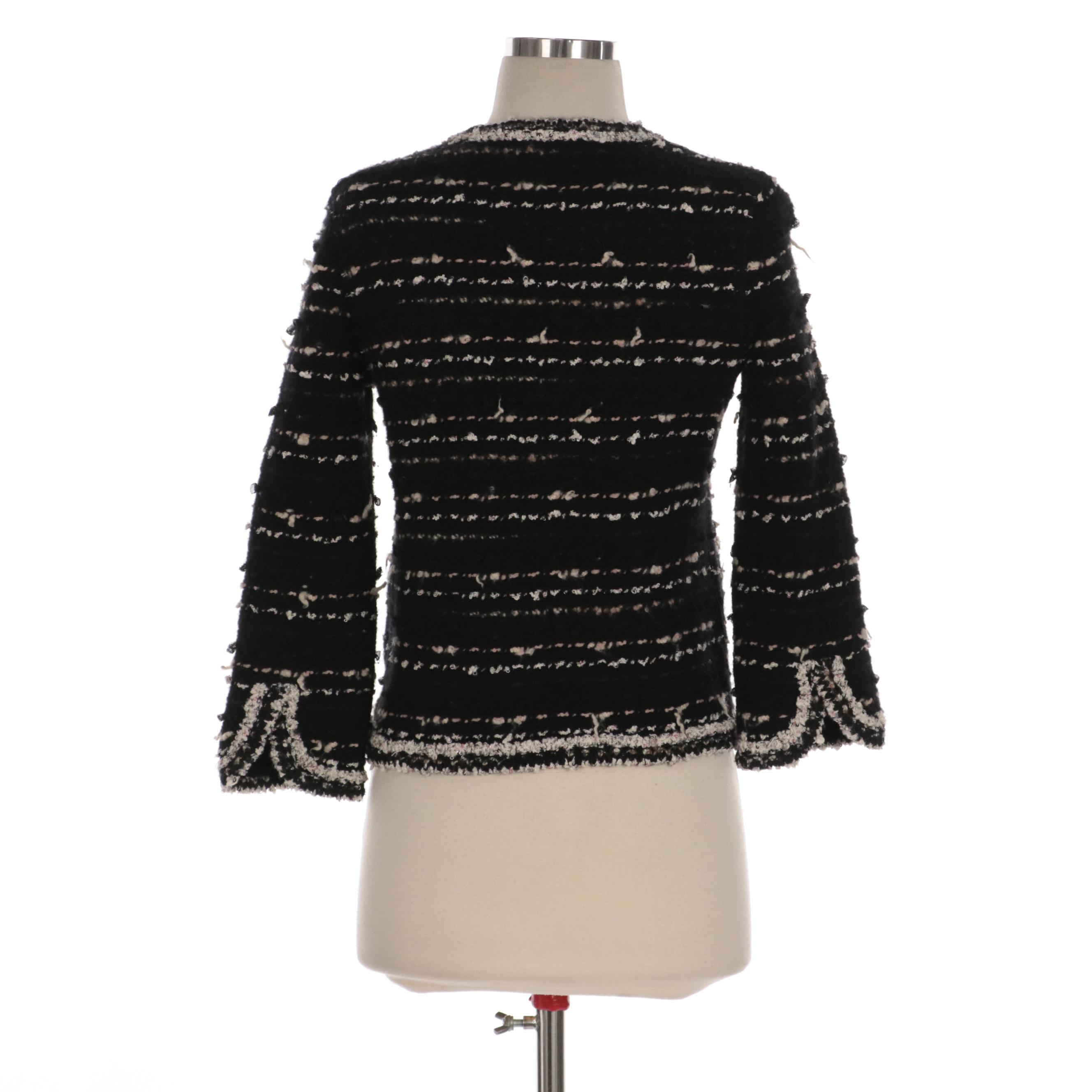 Chanel Bouclé Tweed Wool-Blend Jacket