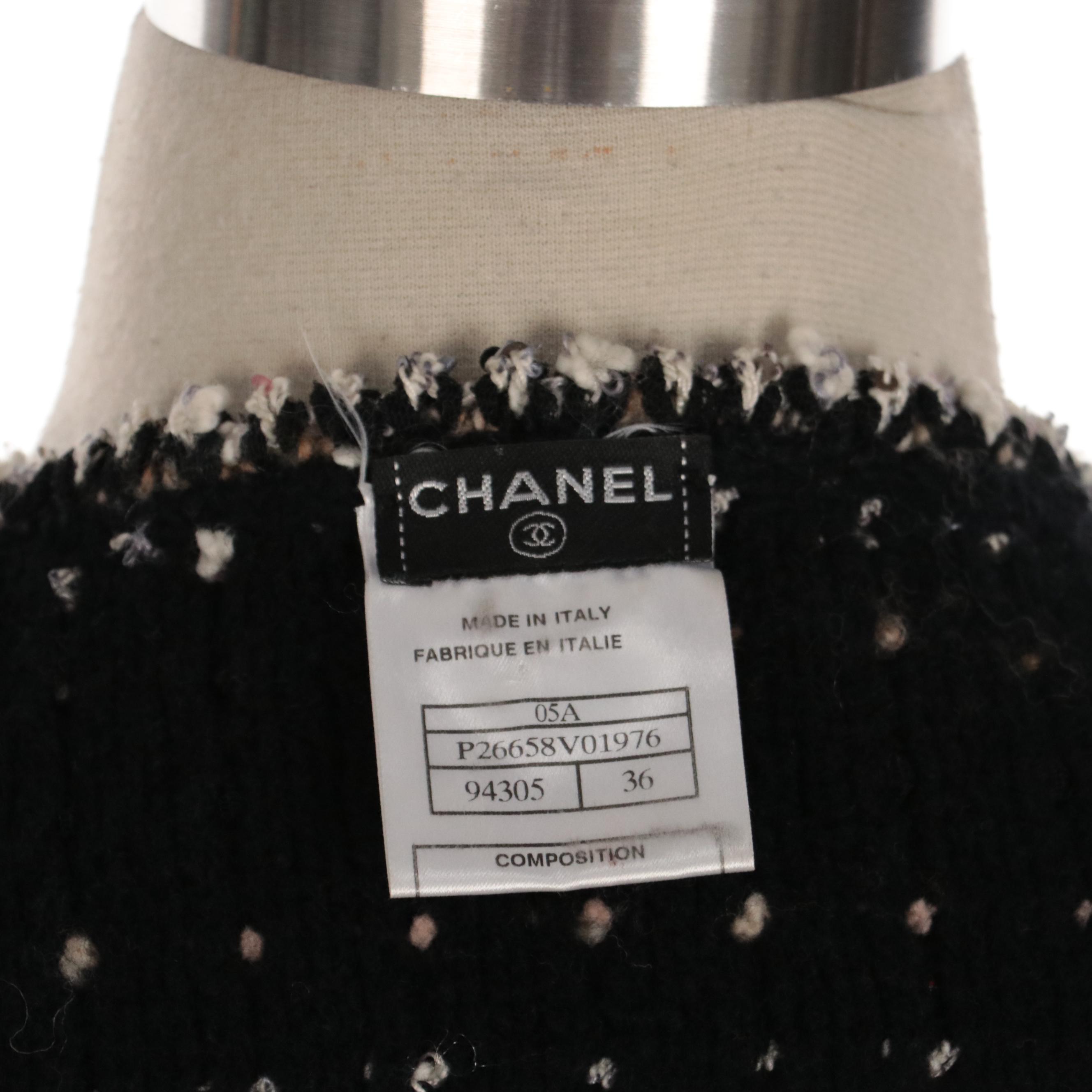 Chanel Bouclé Tweed Wool-Blend Jacket