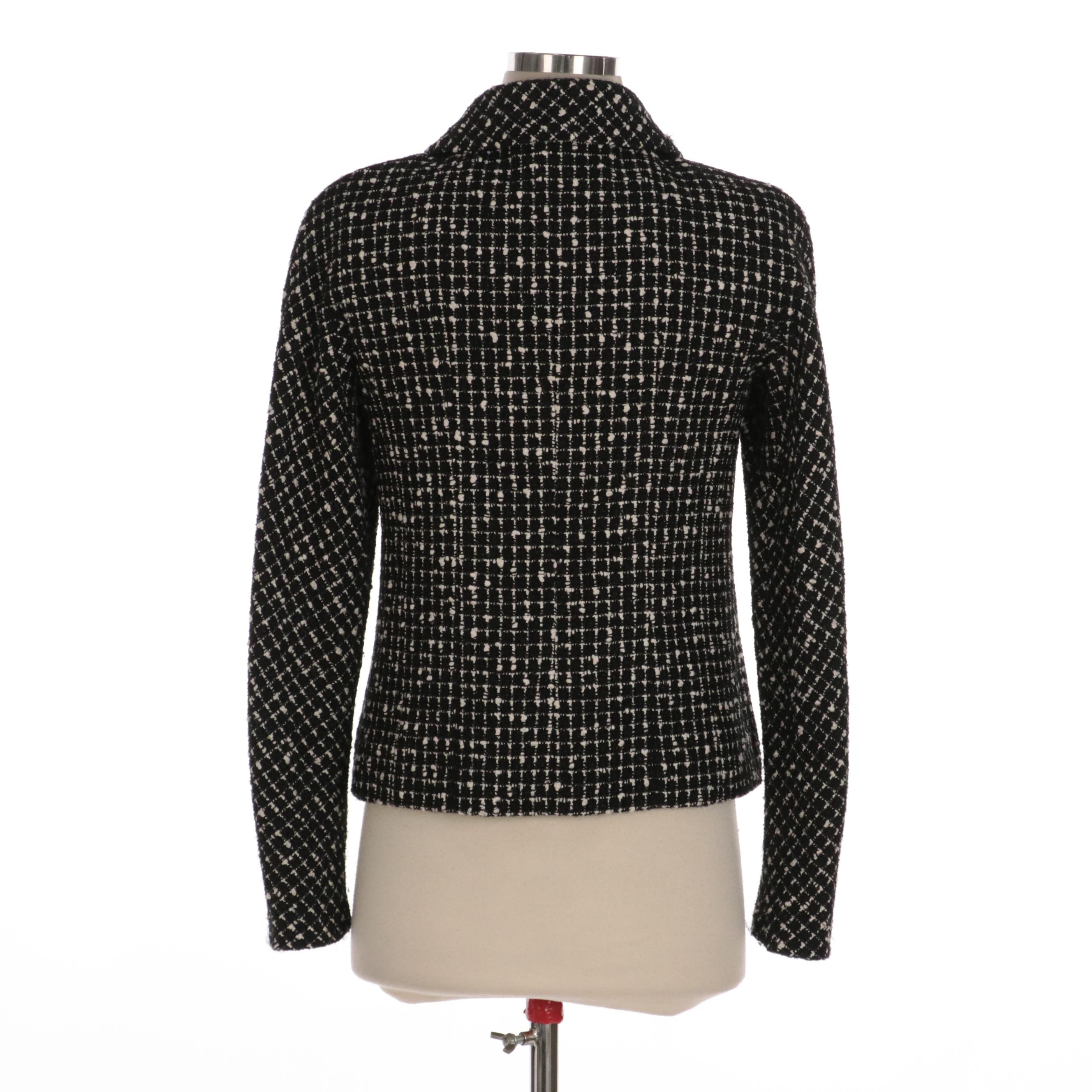Chanel Bouclé Tweed Wool-Blend Jacket