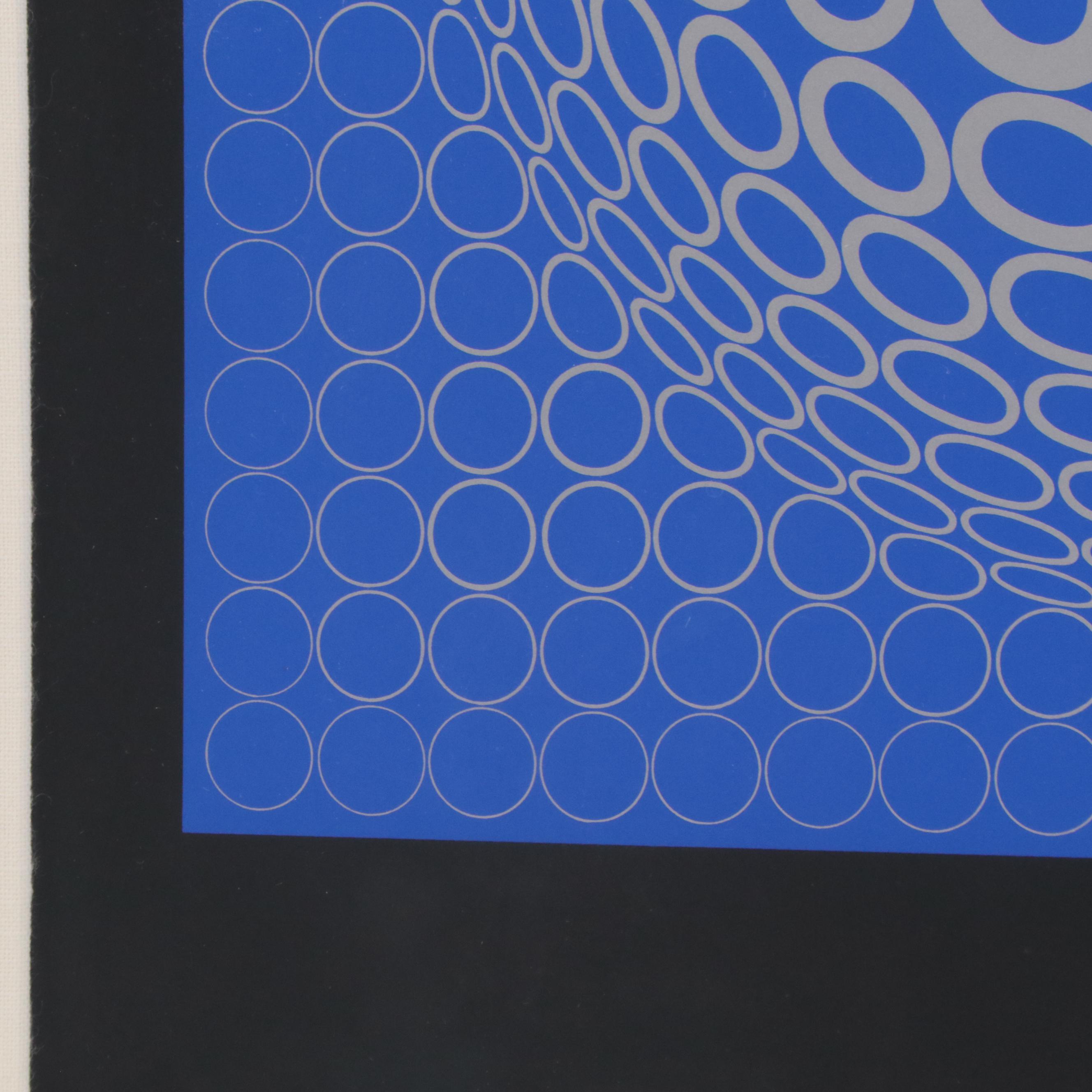 Victor Vasarely Op Art Serigraph "Tuz," Circa 1976