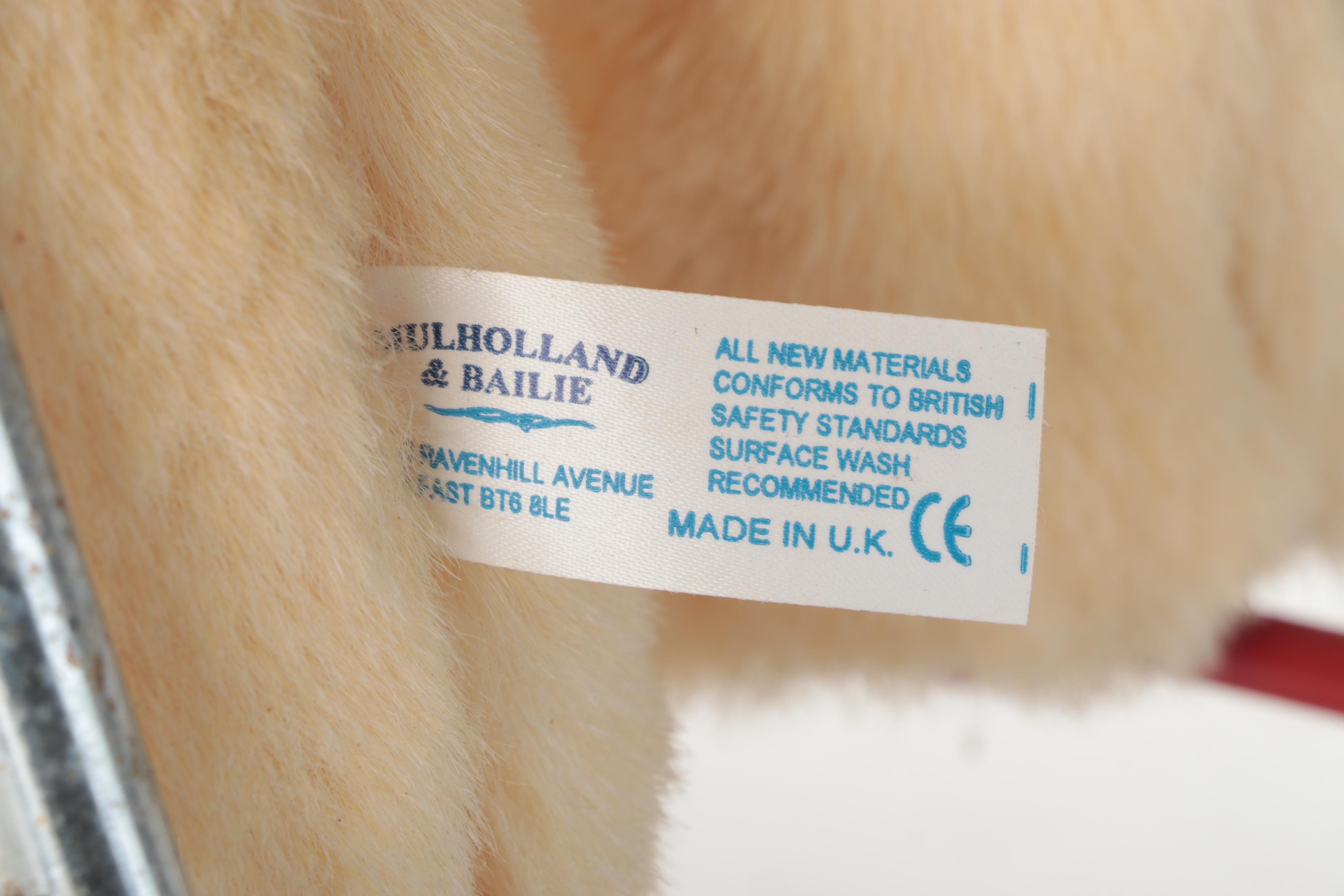 Mulholland and Bailie Push Along Plush Dog on Wheels