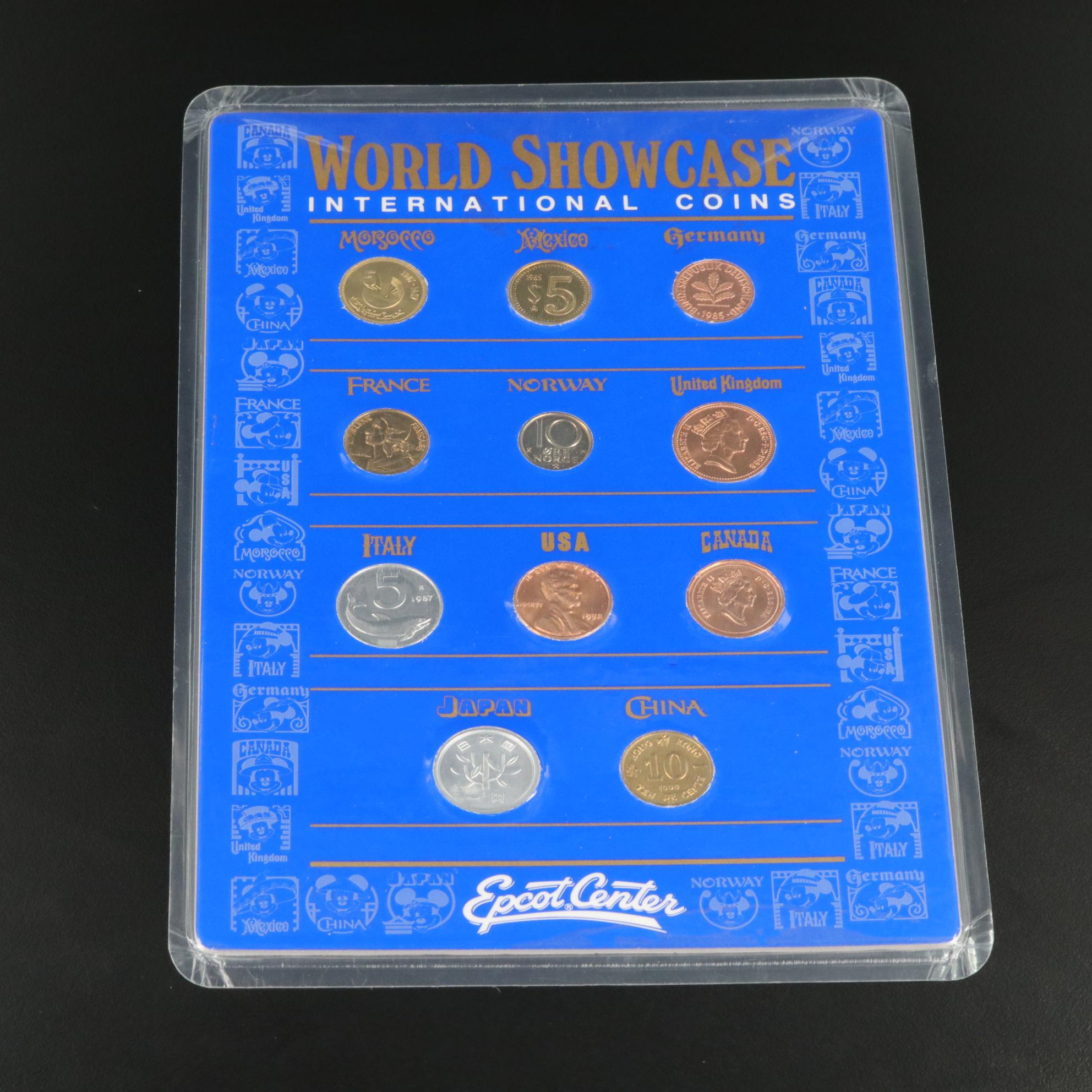 "World Showcase International Coins" Coin Set