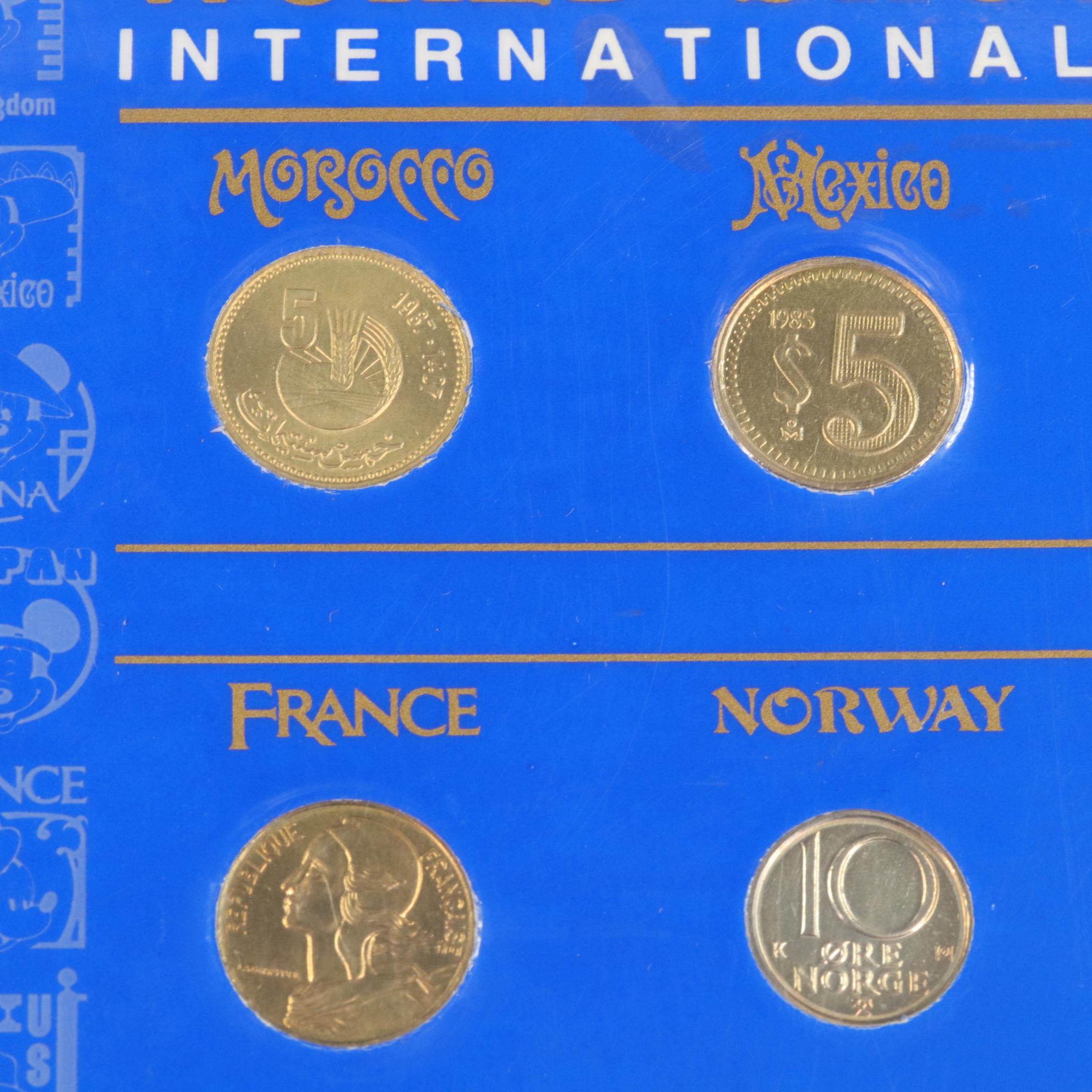 "World Showcase International Coins" Coin Set
