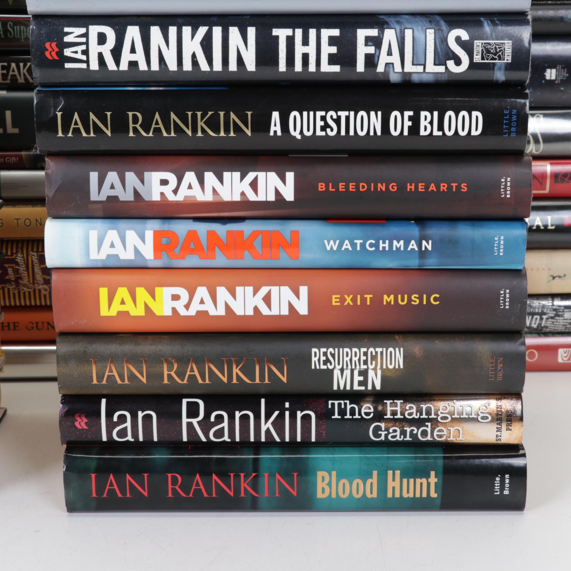 Hardcover Fiction Books by Ian Rankin, David Lindsey, and More
