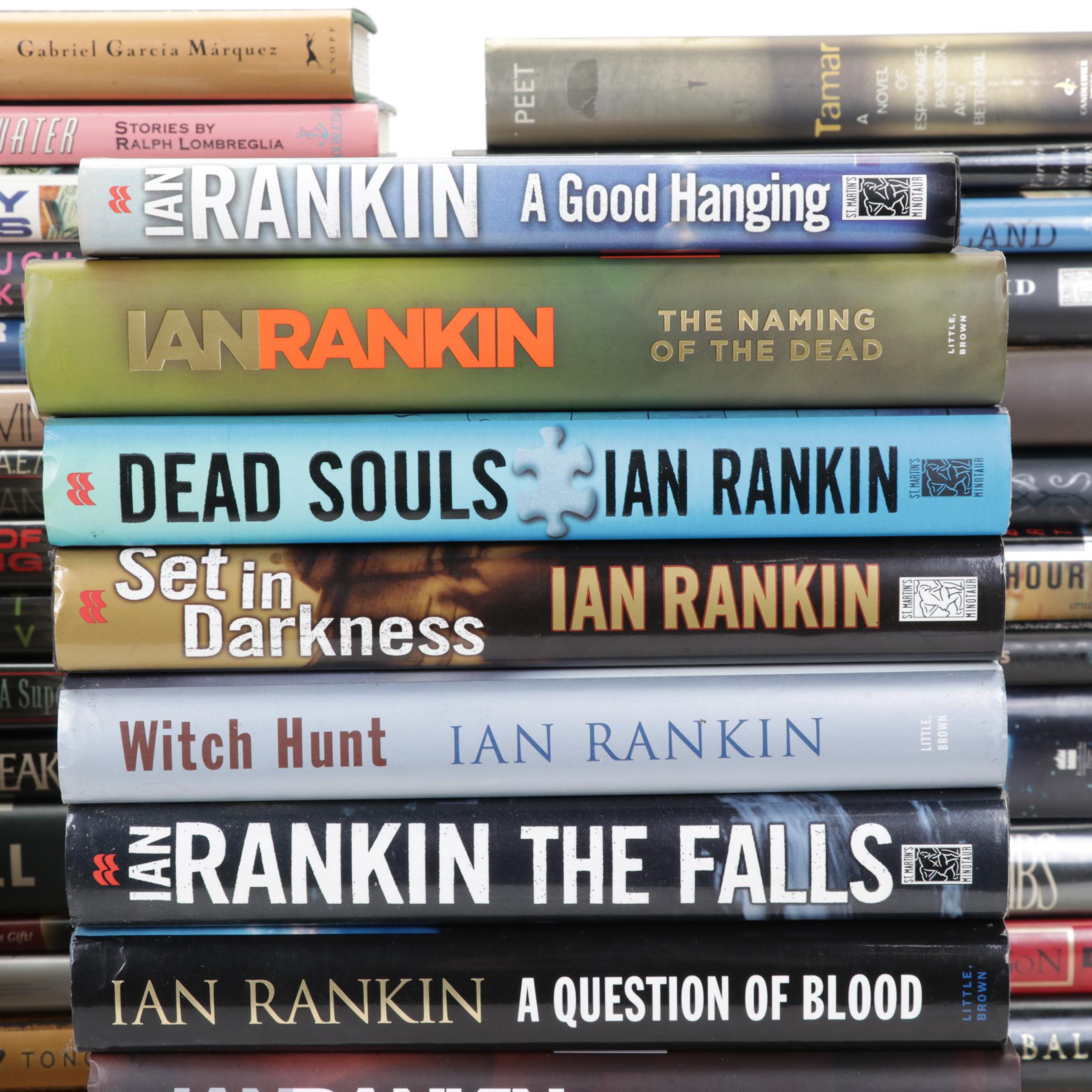 Hardcover Fiction Books by Ian Rankin, David Lindsey, and More