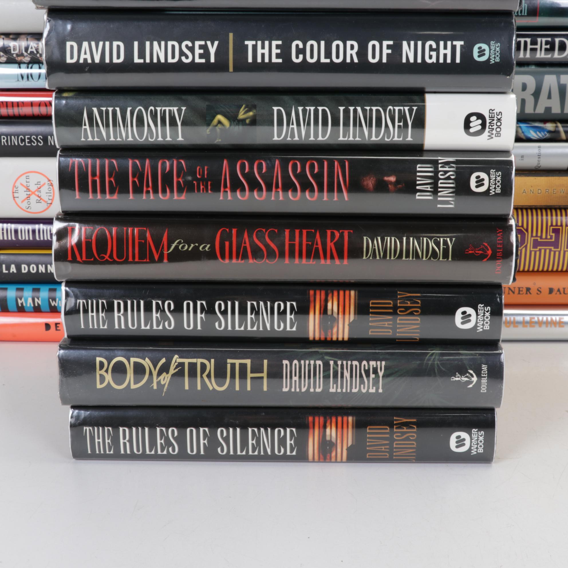 Hardcover Fiction Books by Ian Rankin, David Lindsey, and More