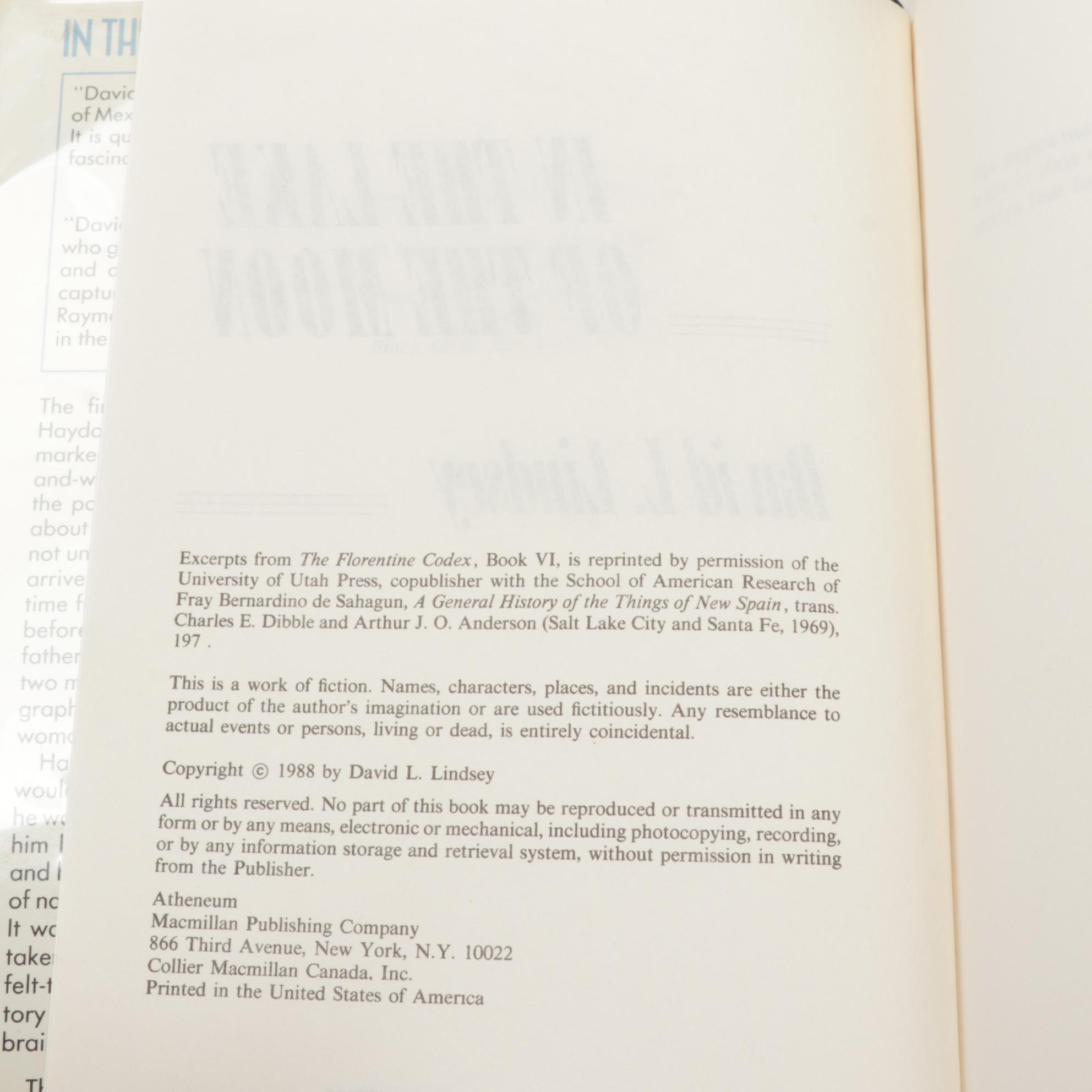 Hardcover Fiction Books by Ian Rankin, David Lindsey, and More