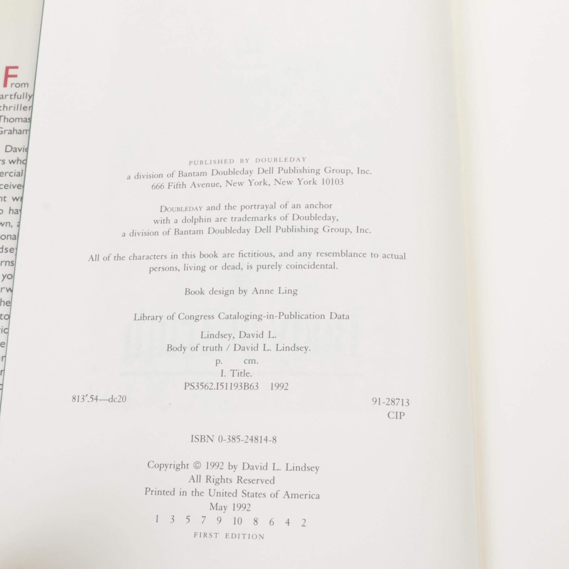 Hardcover Fiction Books by Ian Rankin, David Lindsey, and More