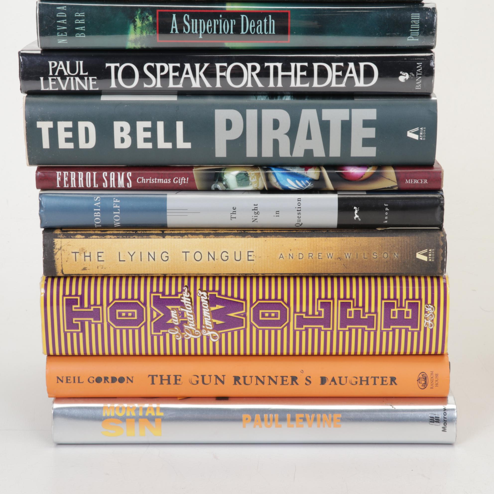 Hardcover Fiction Books by Ian Rankin, David Lindsey, and More