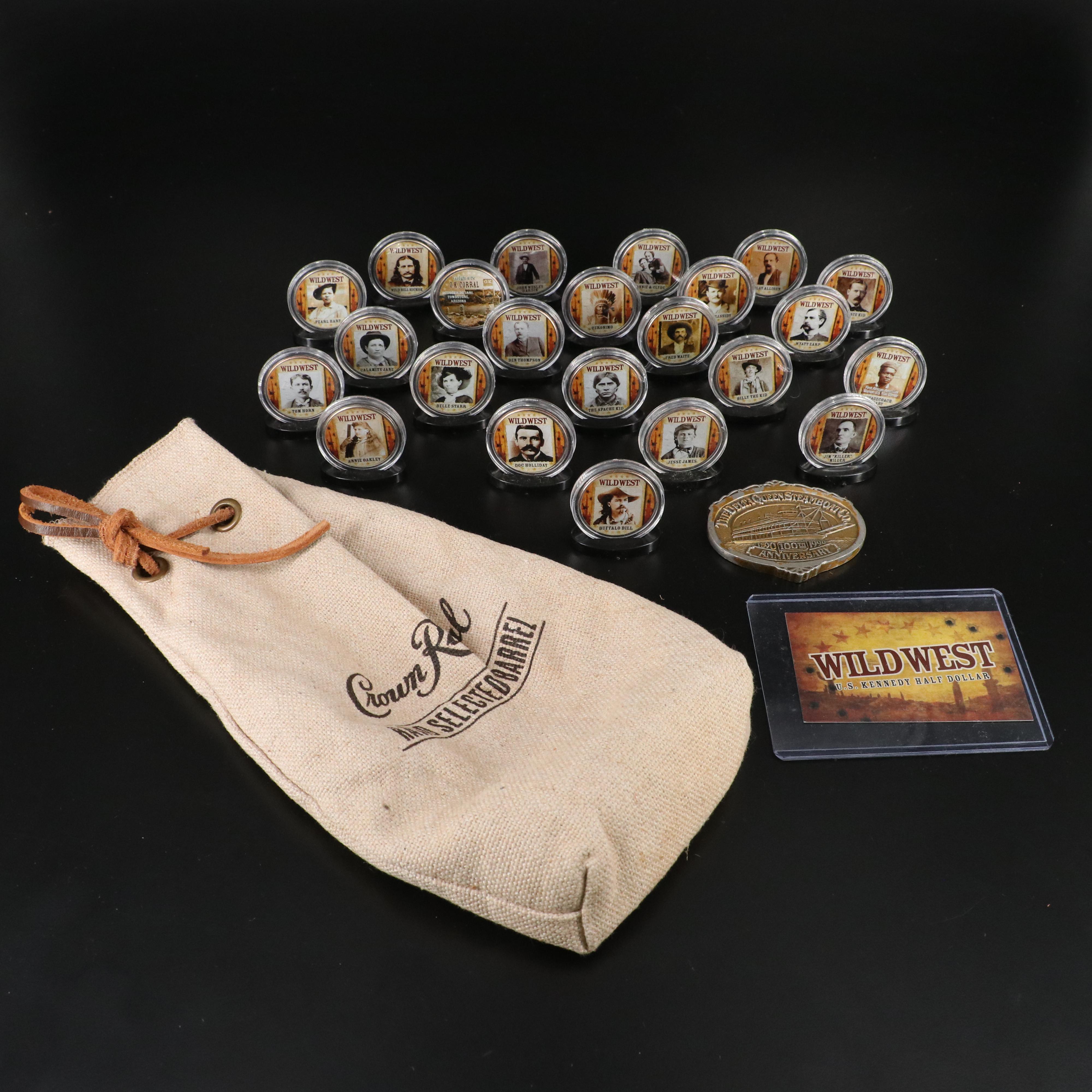 "Wild West" Colorized Kennedy Half Dollars