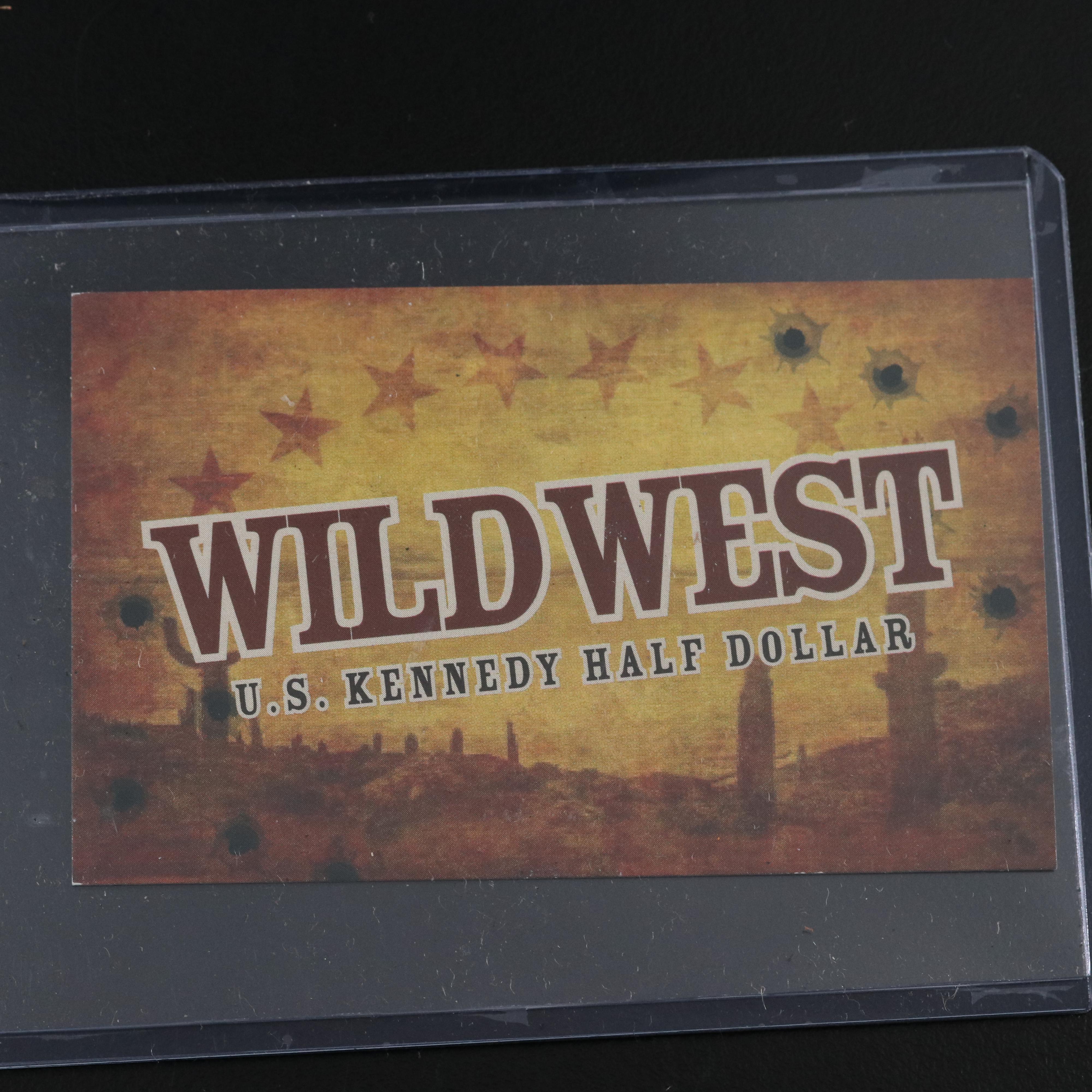 "Wild West" Colorized Kennedy Half Dollars
