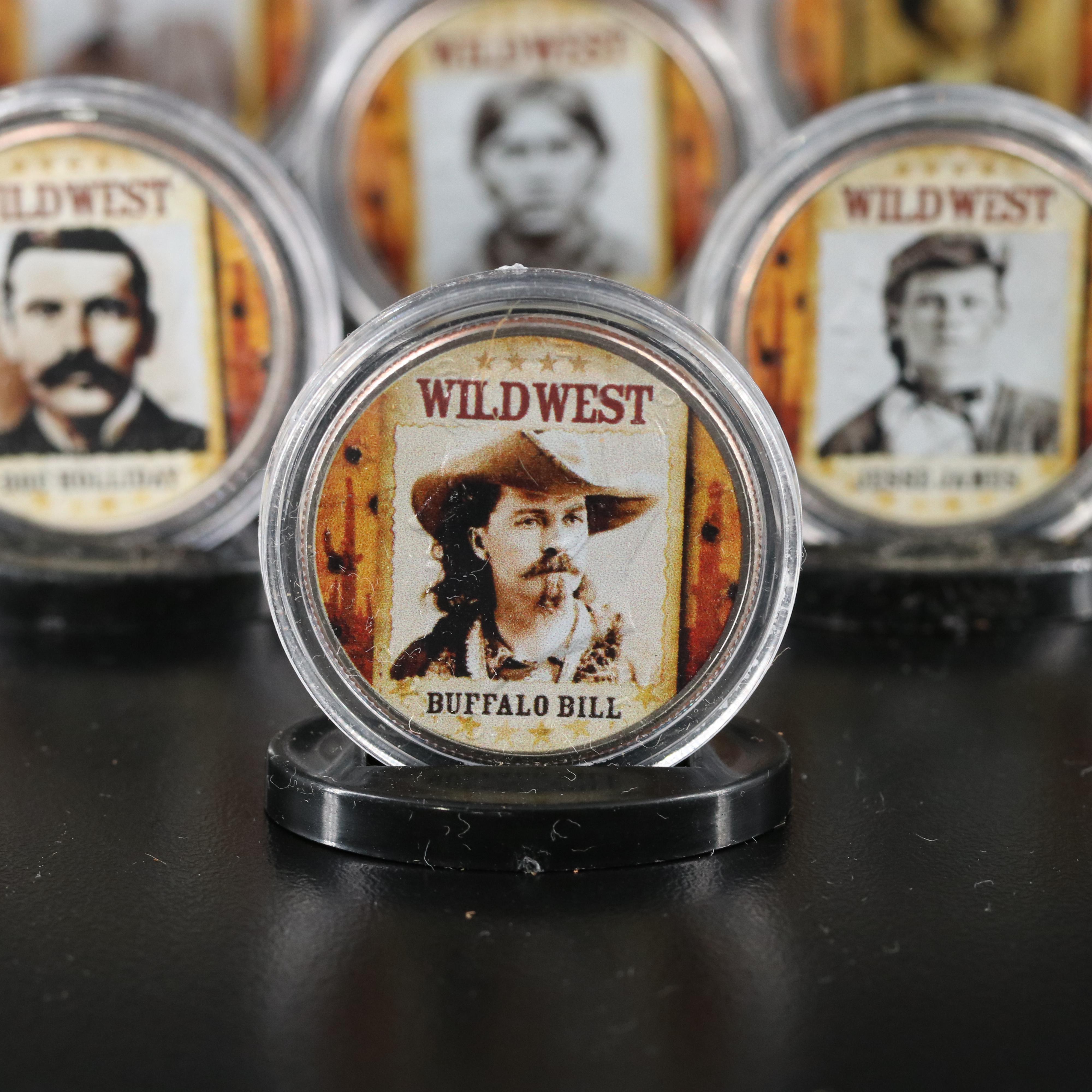 "Wild West" Colorized Kennedy Half Dollars