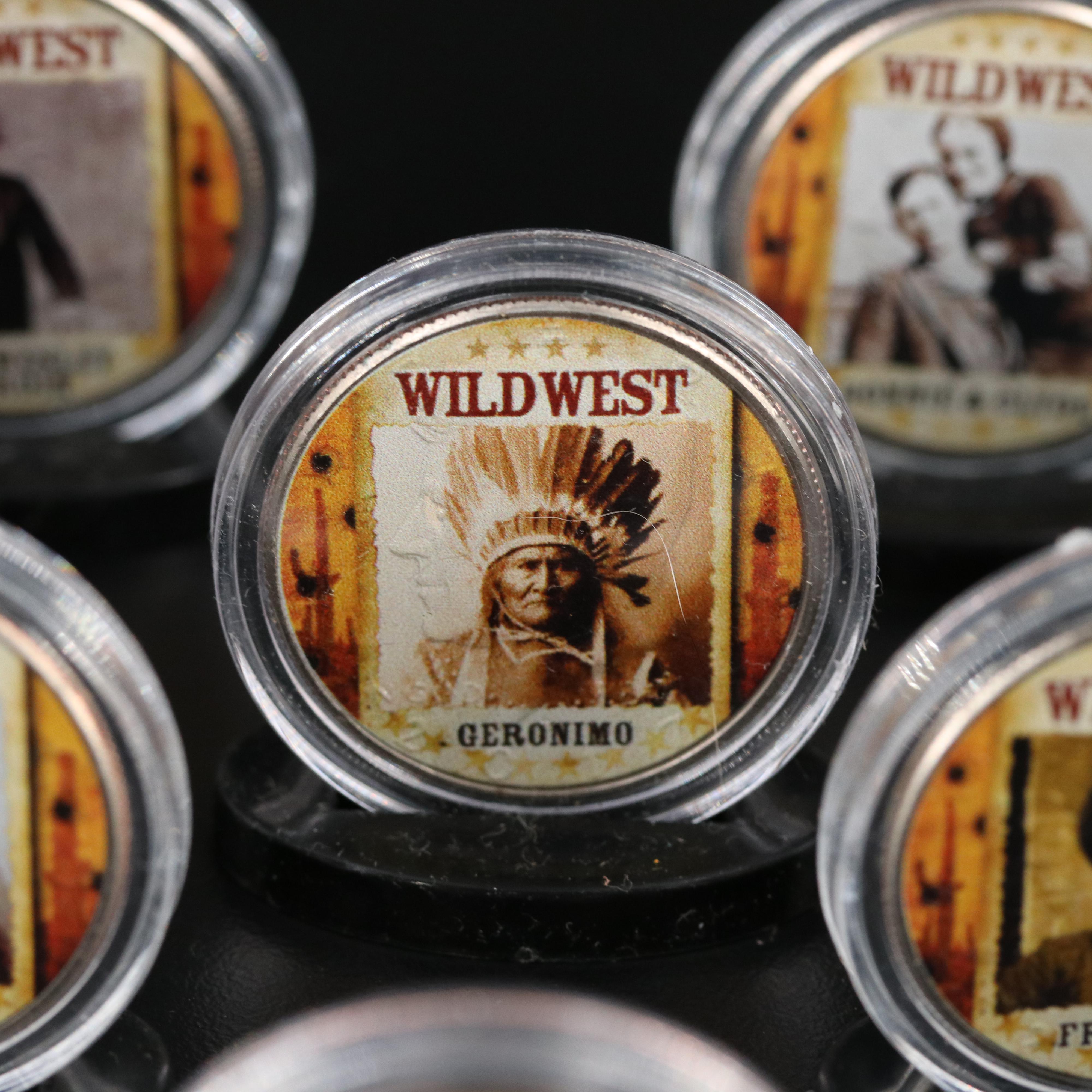 "Wild West" Colorized Kennedy Half Dollars