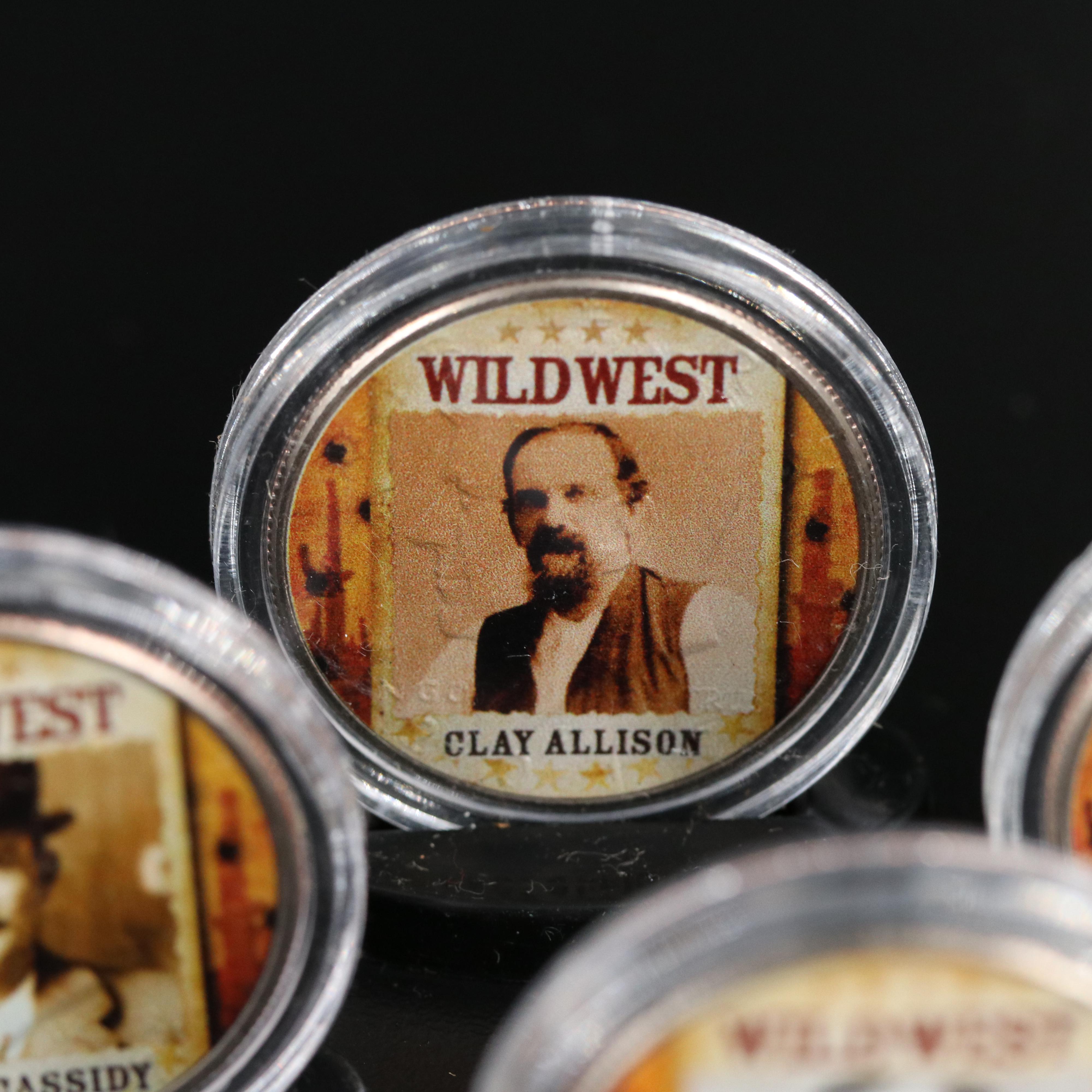 "Wild West" Colorized Kennedy Half Dollars