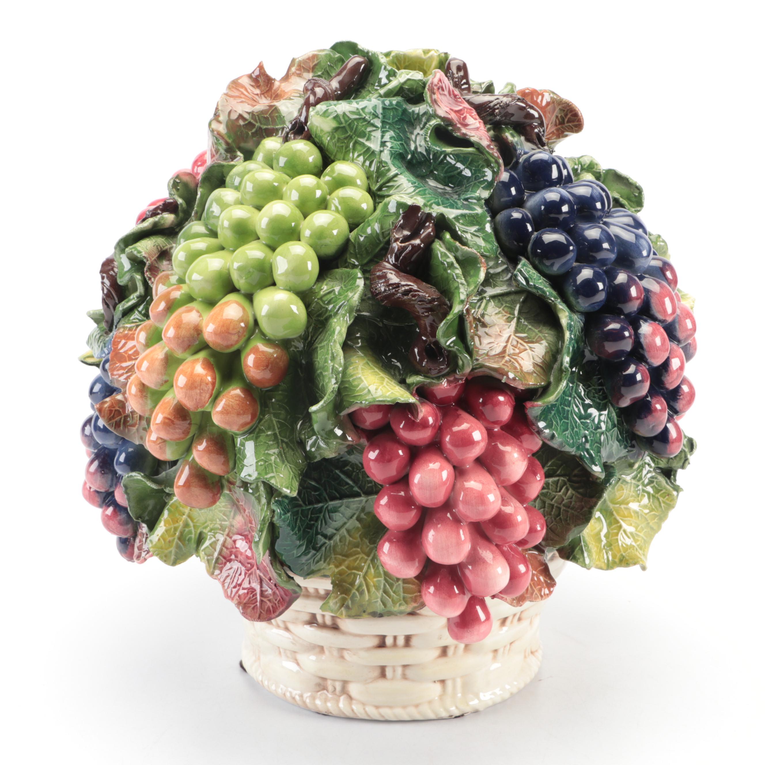 Intrada Italian Ceramic Fruit Bowl