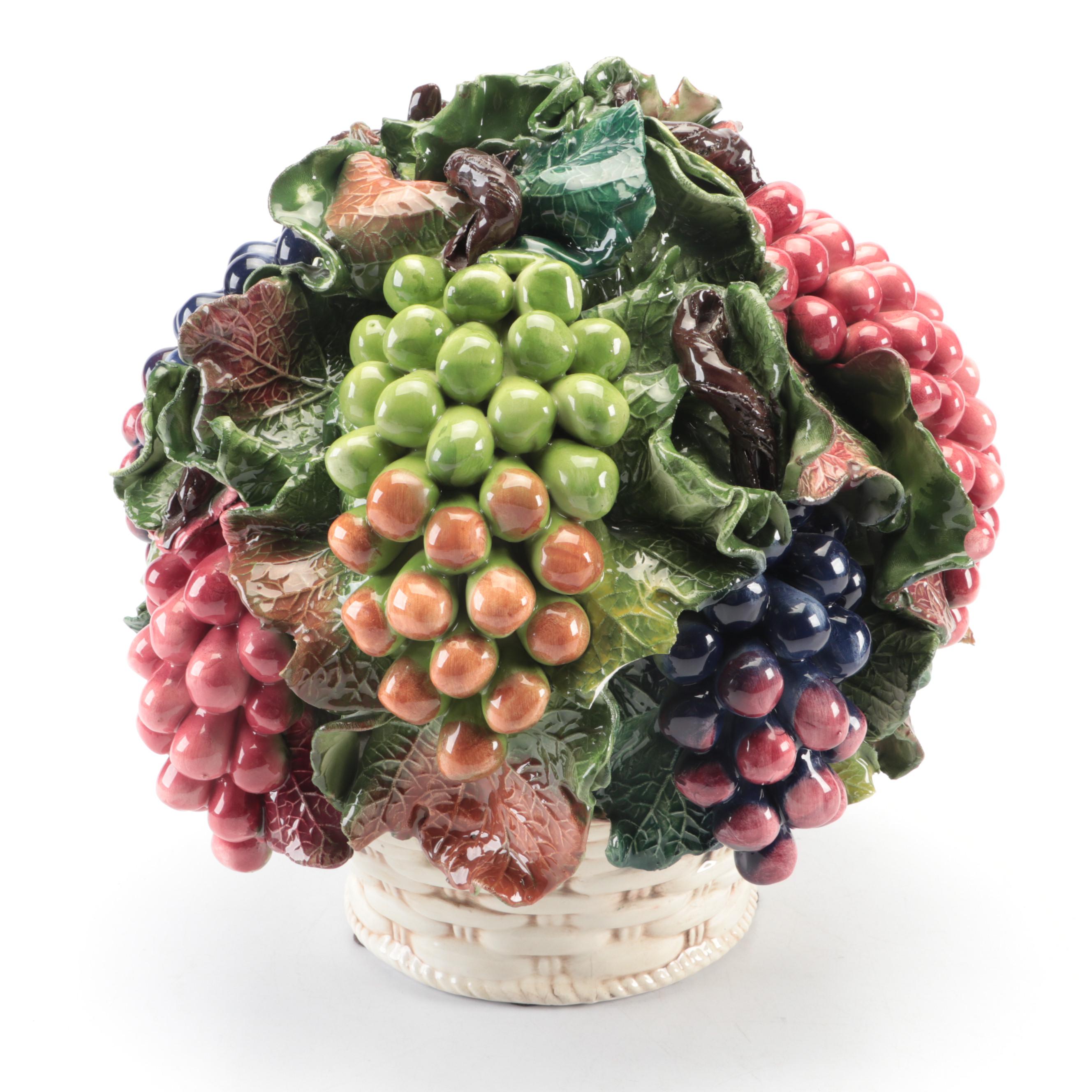 Intrada Italian Ceramic Fruit Bowl