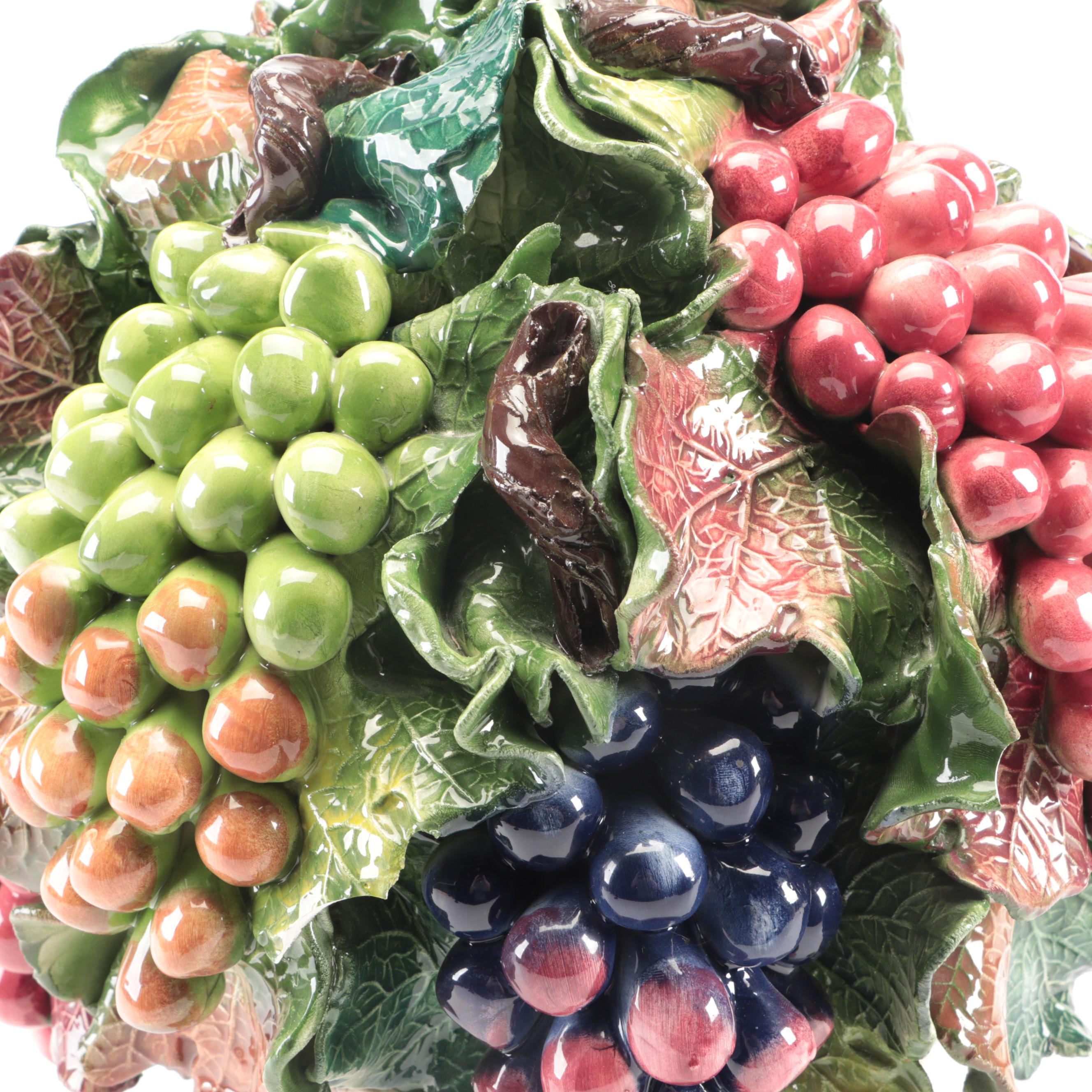 Intrada Italian Ceramic Fruit Bowl